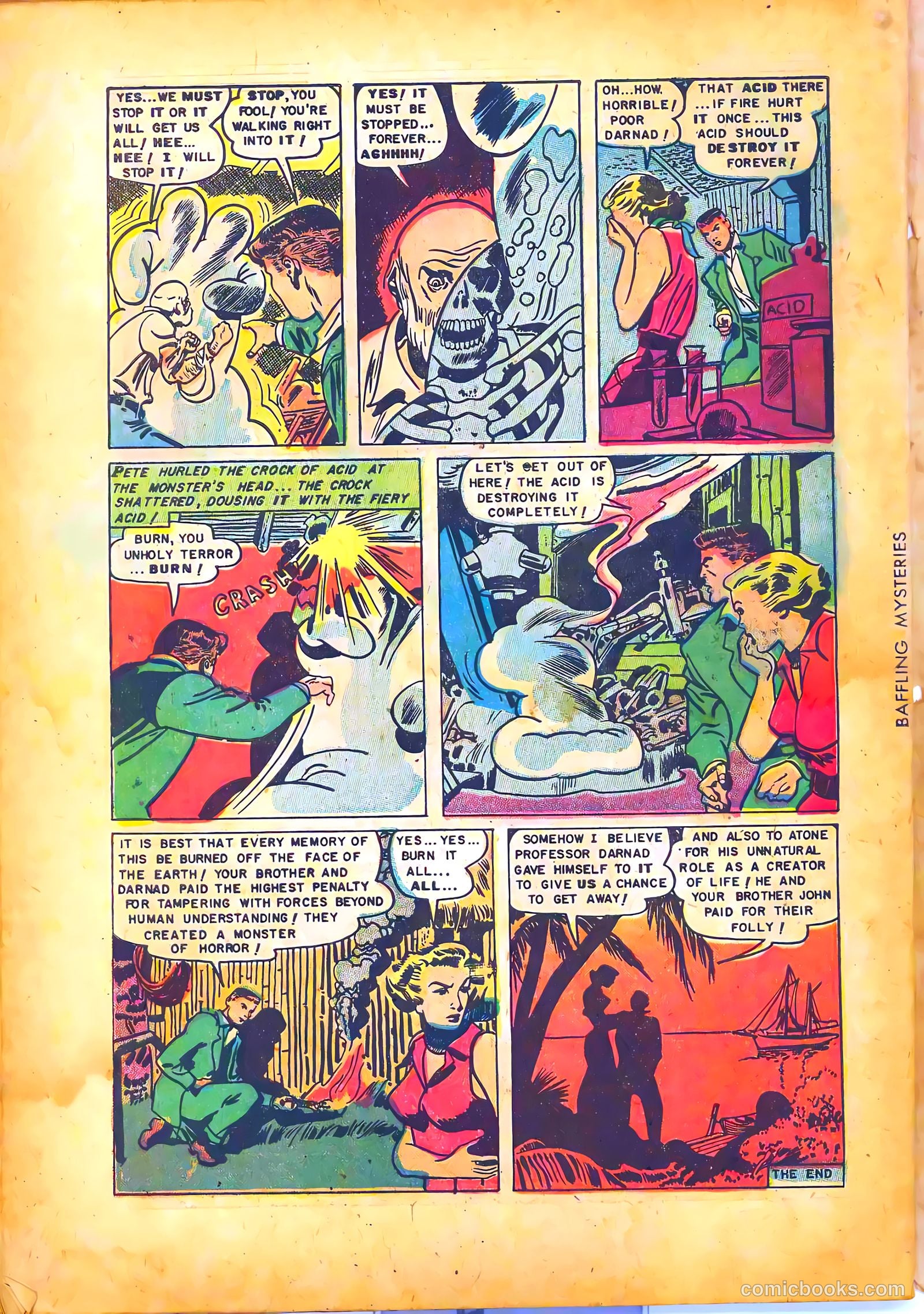 Baffling Mysteries #9 (1952) — page 34 of 36