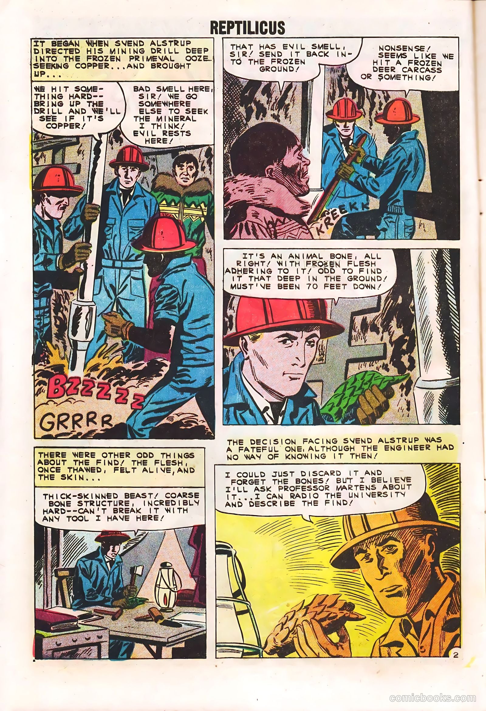 Reptilicus #1 (1961) — page 4 of 36