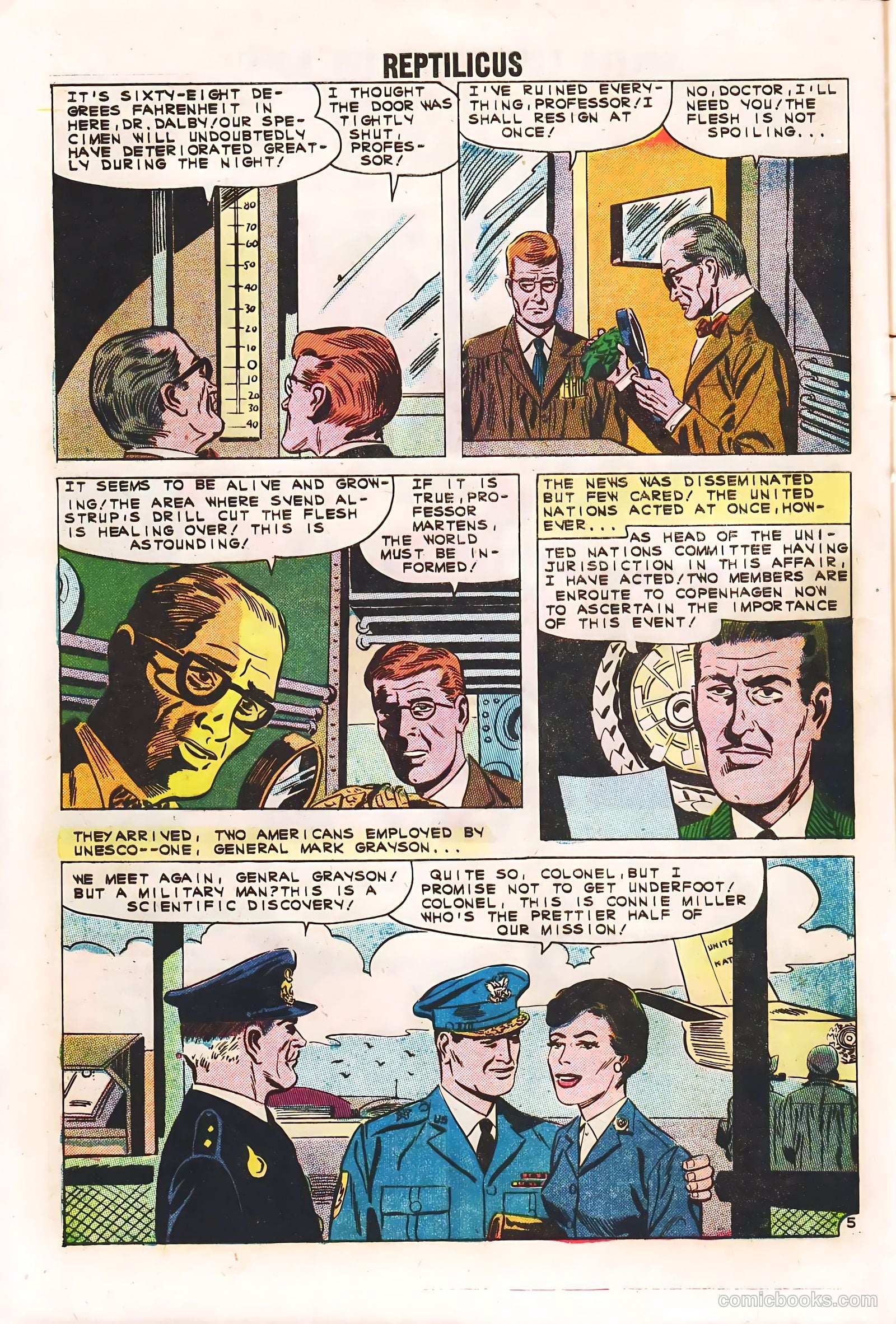 Reptilicus #1 (1961) — page 8 of 36