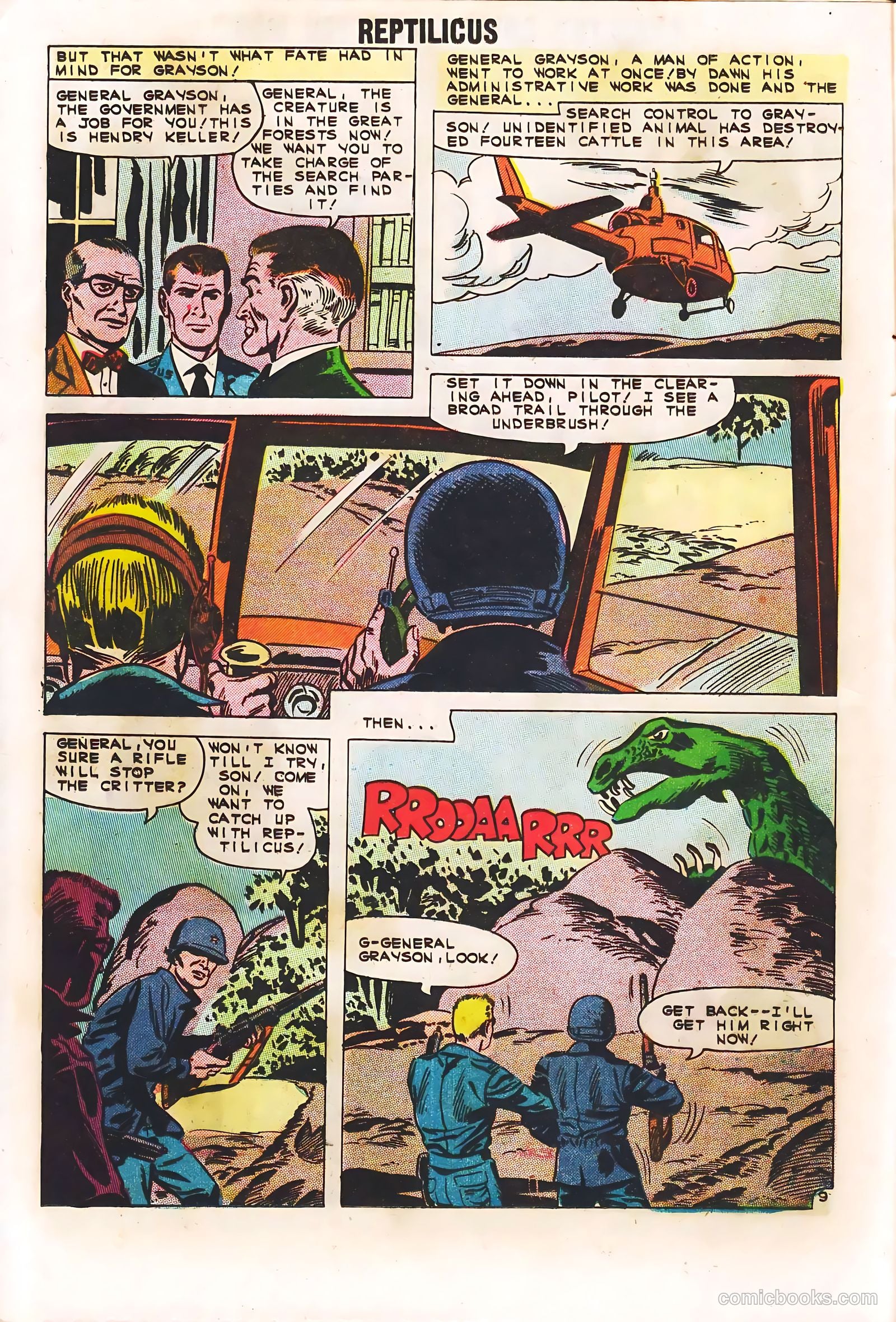 Reptilicus #1 (1961) — page 12 of 36