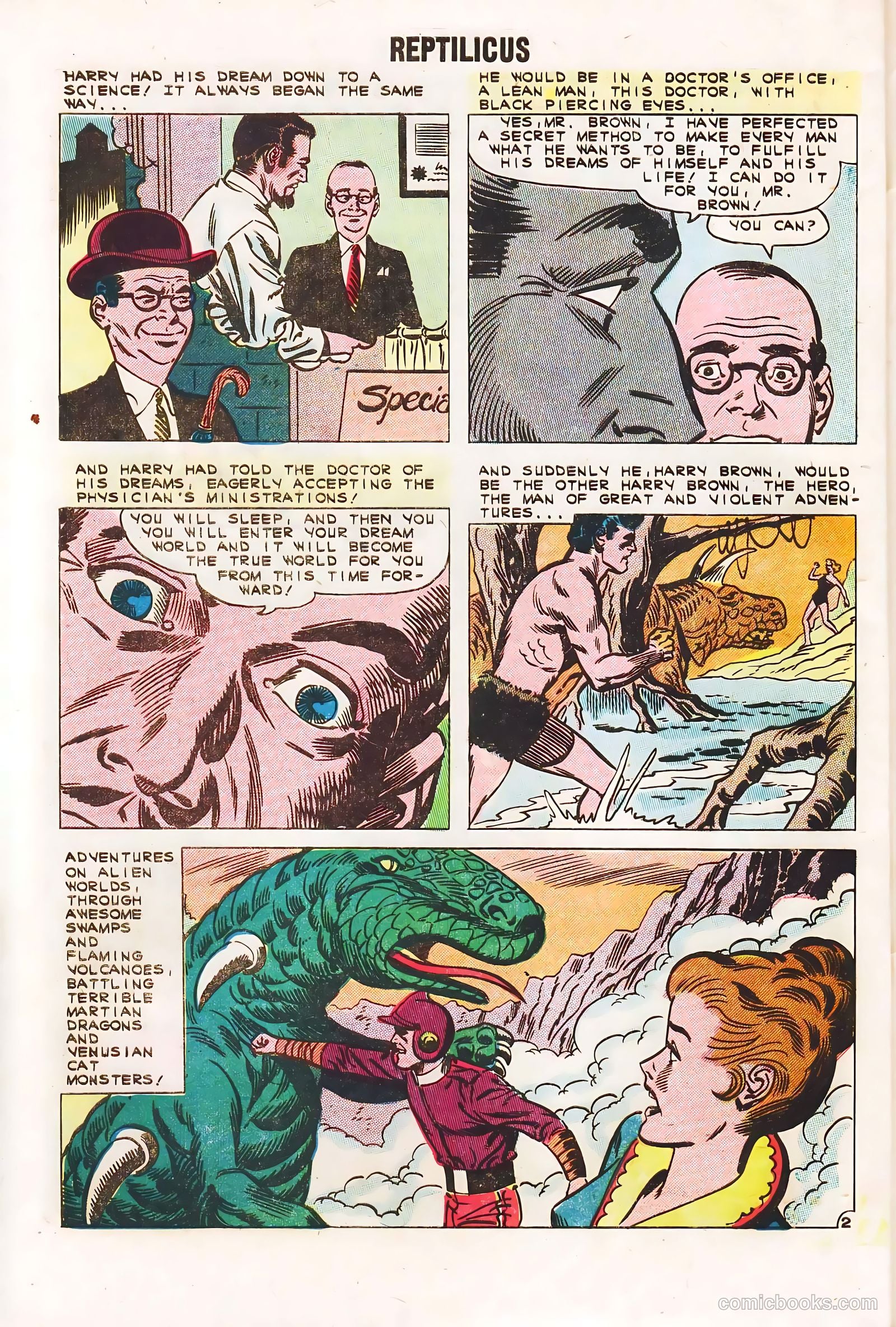 Reptilicus #1 (1961) — page 32 of 36