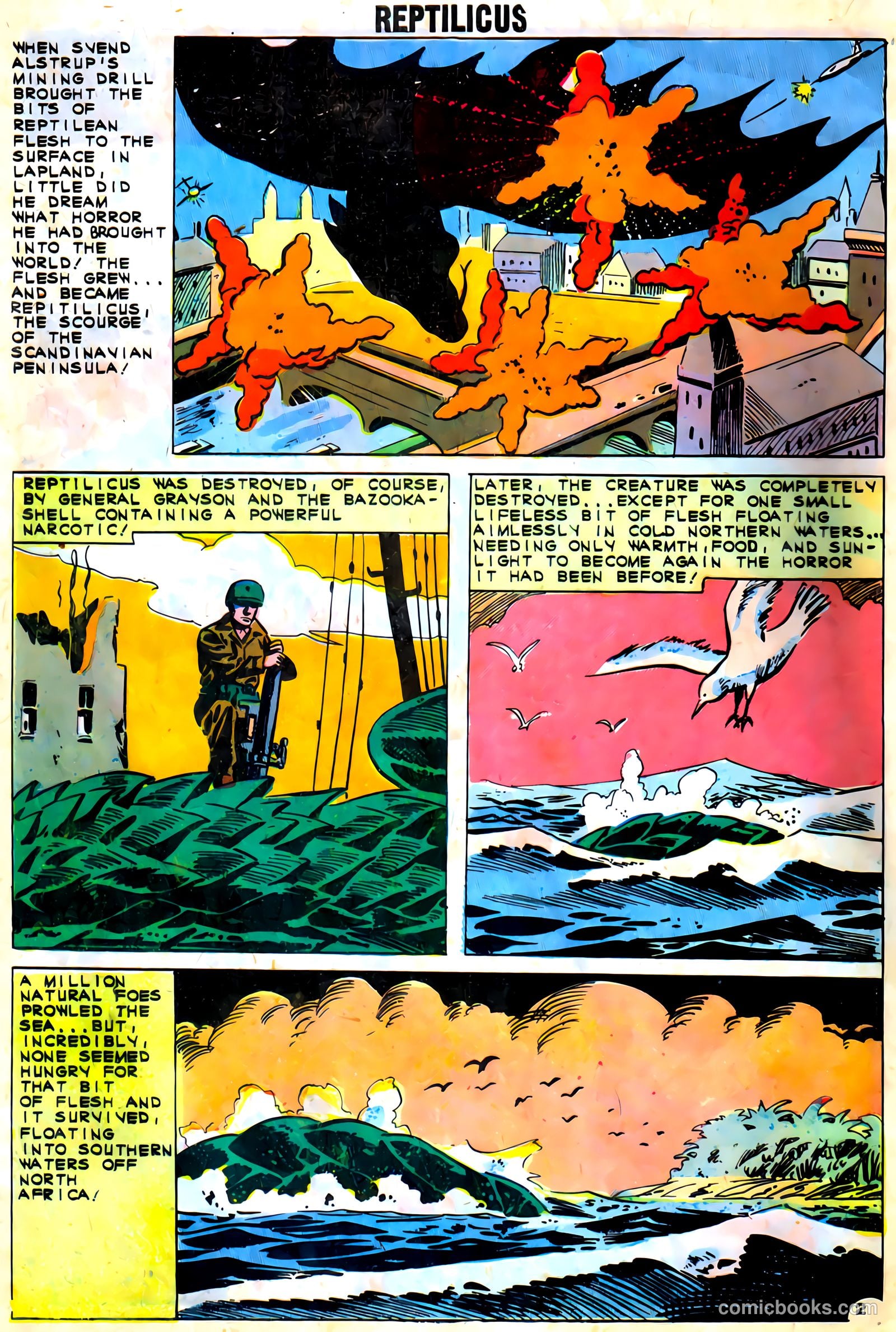 Reptilicus #2 (1961) — page 4 of 36