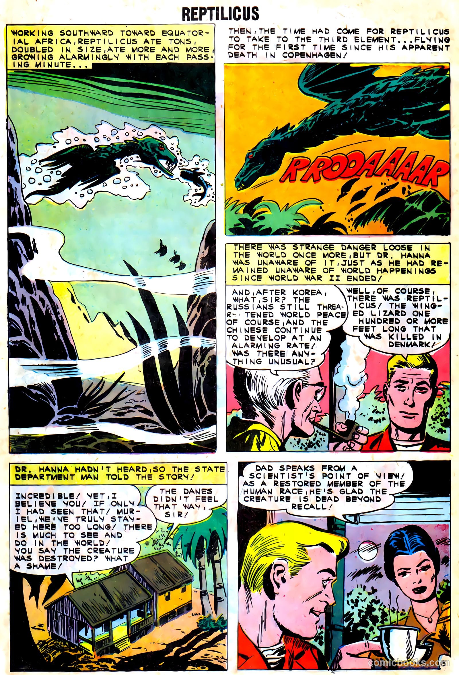 Reptilicus #2 (1961) — page 8 of 36