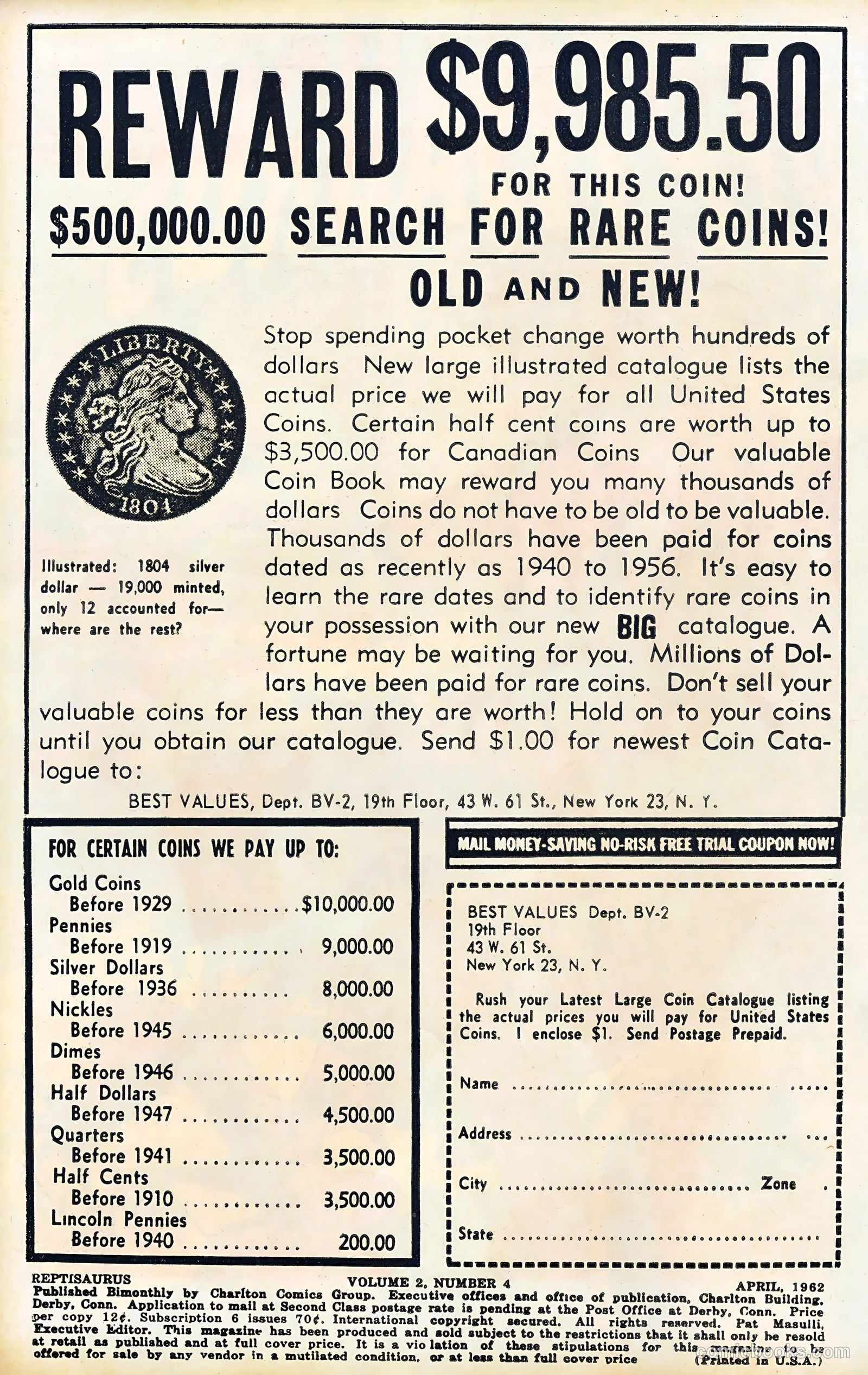 Reptisaurus #4 (1962) — page 2 of 36