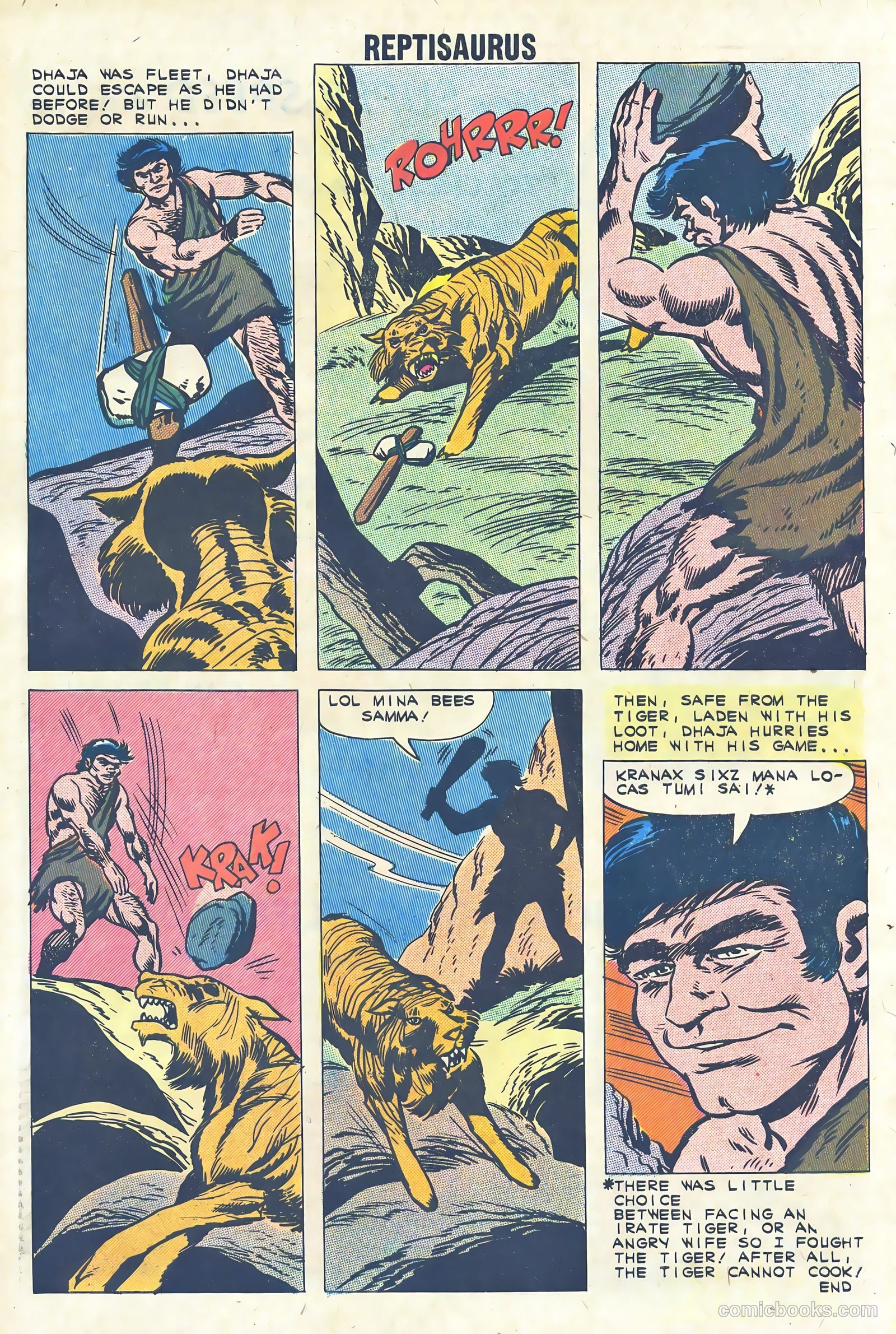 Reptisaurus #4 (1962) — page 32 of 36
