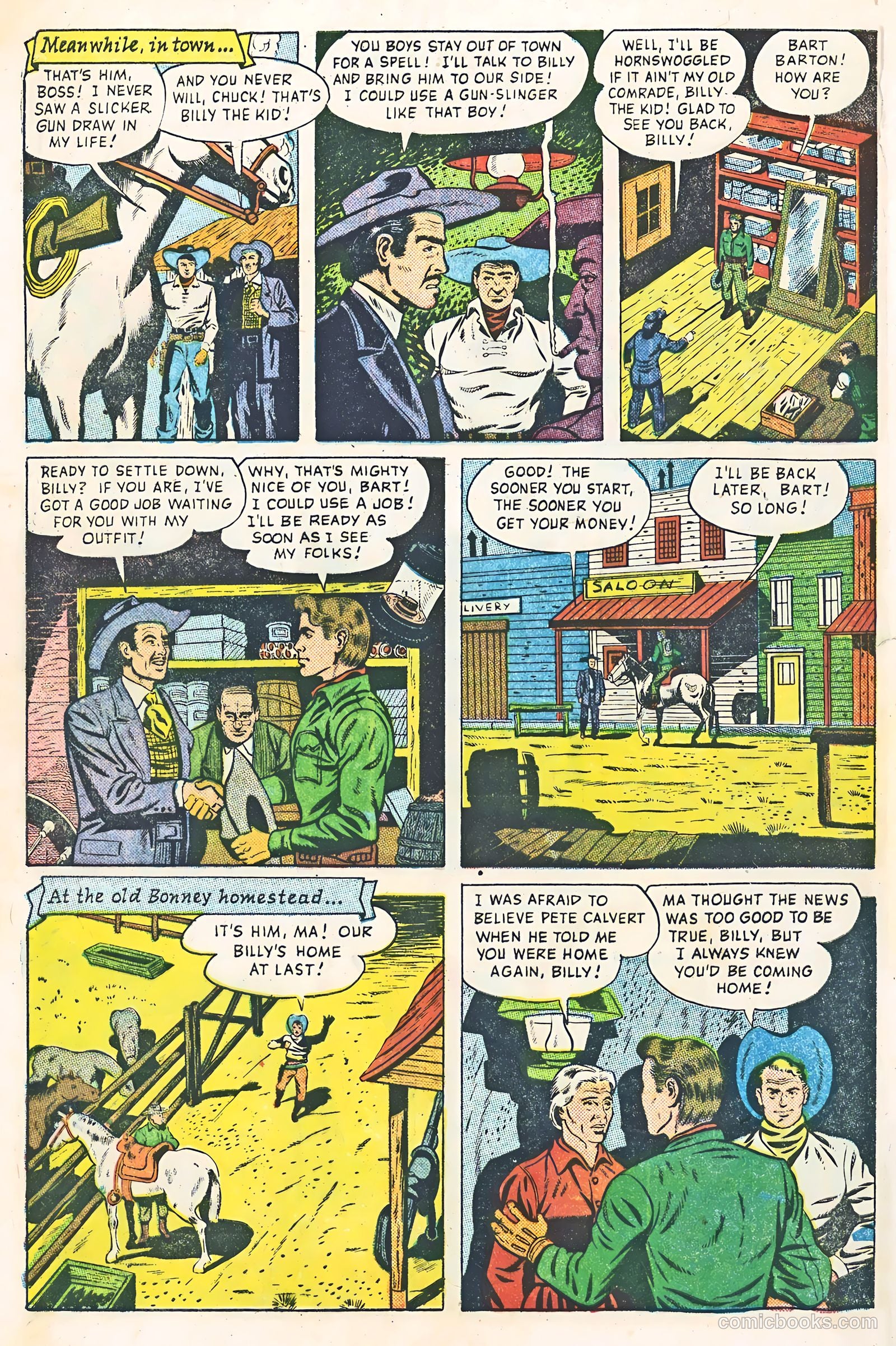 Return of the Outlaw #1 (1953) — page 6 of 37