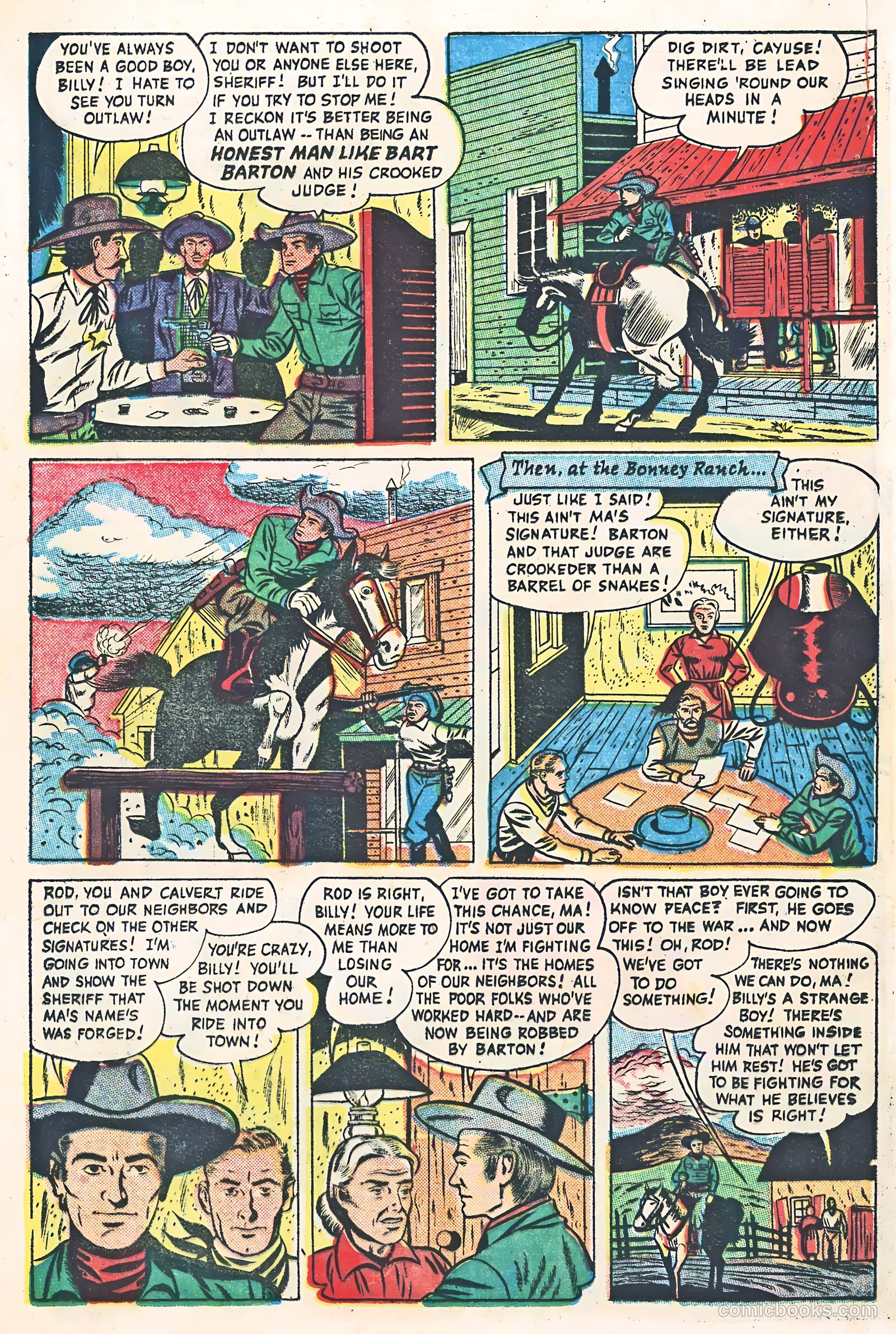 Return of the Outlaw #1 (1953) — page 12 of 37