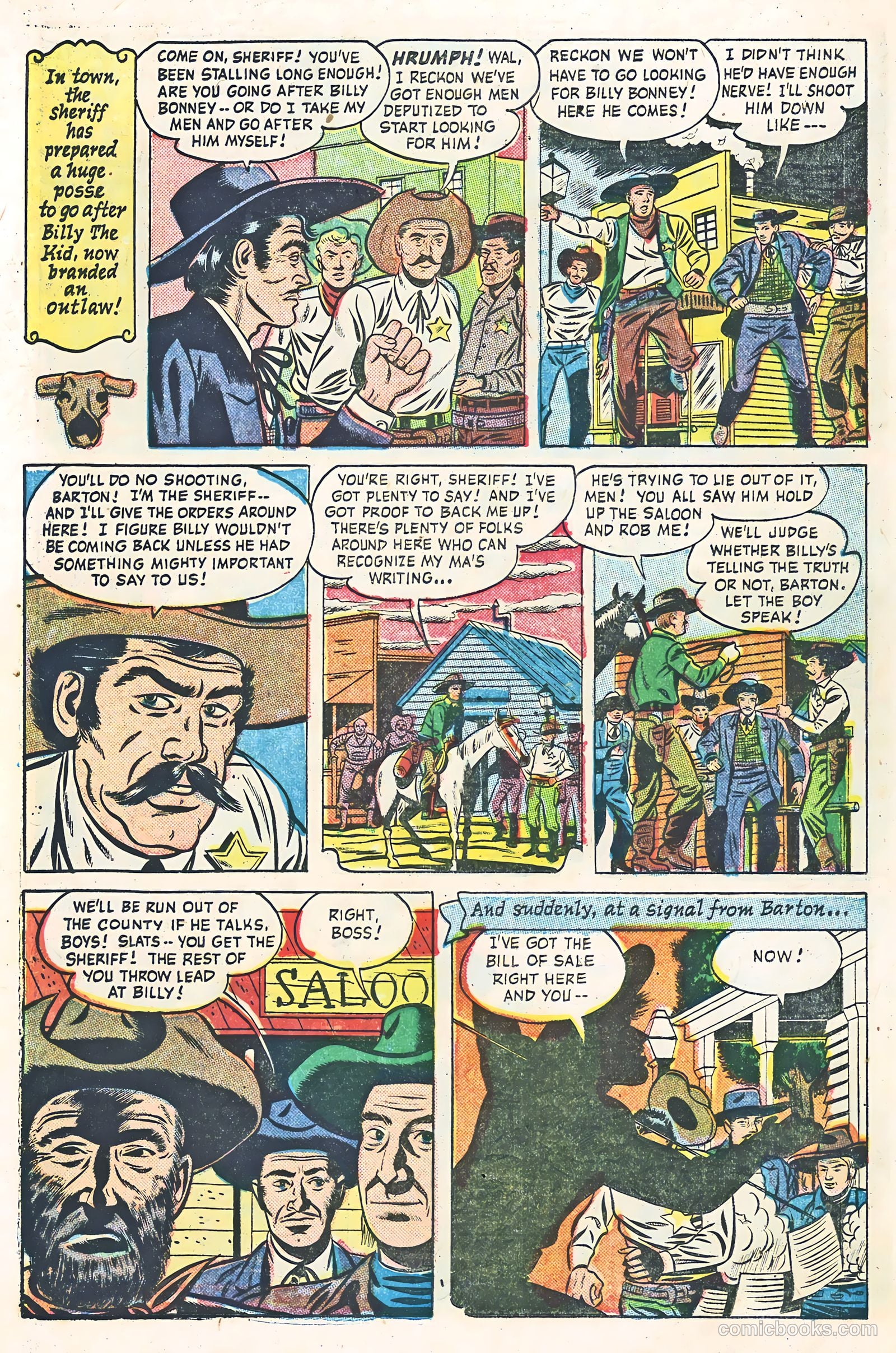 Return of the Outlaw #1 (1953) — page 13 of 37