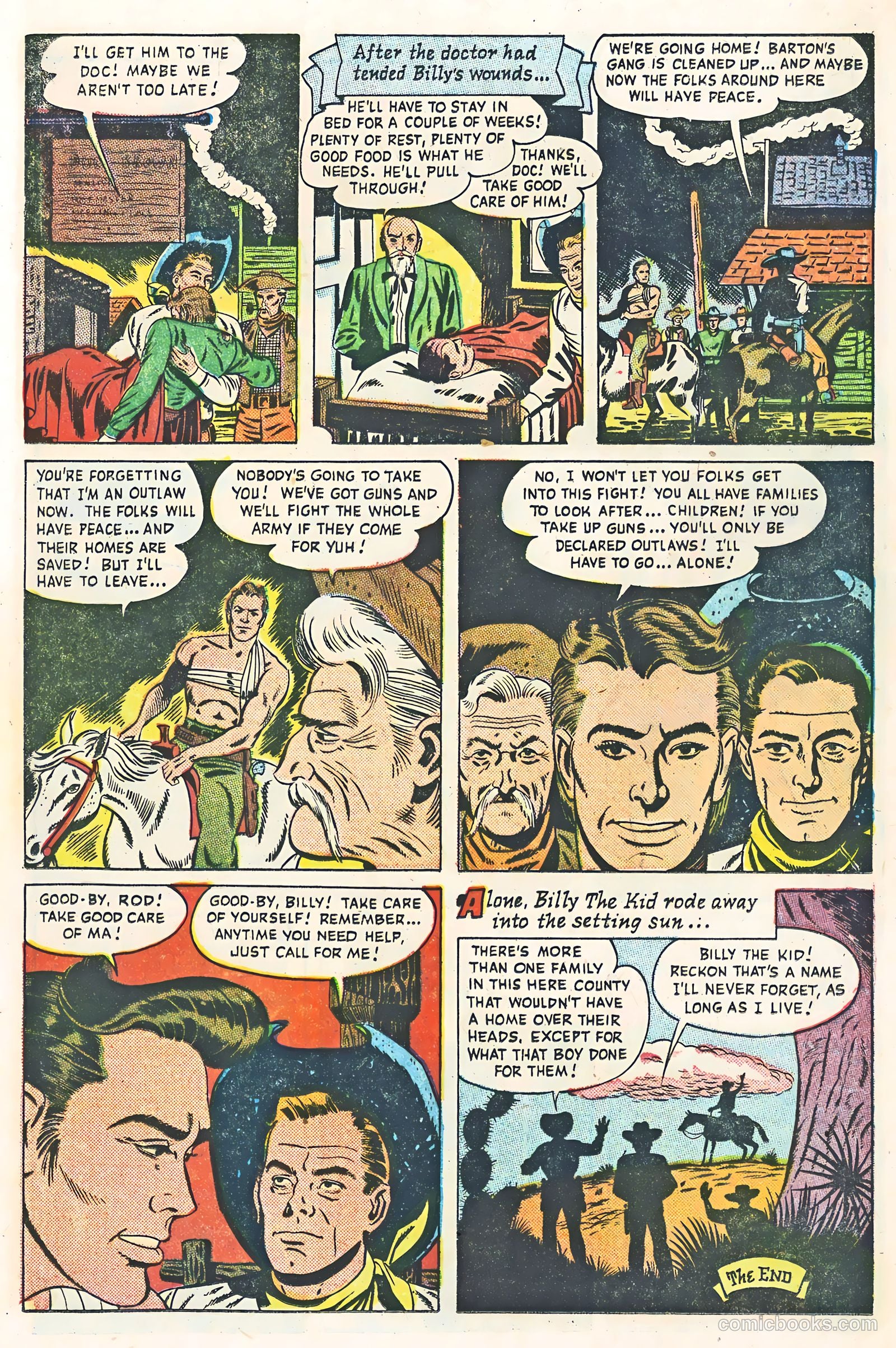 Return of the Outlaw #1 (1953) — page 15 of 37