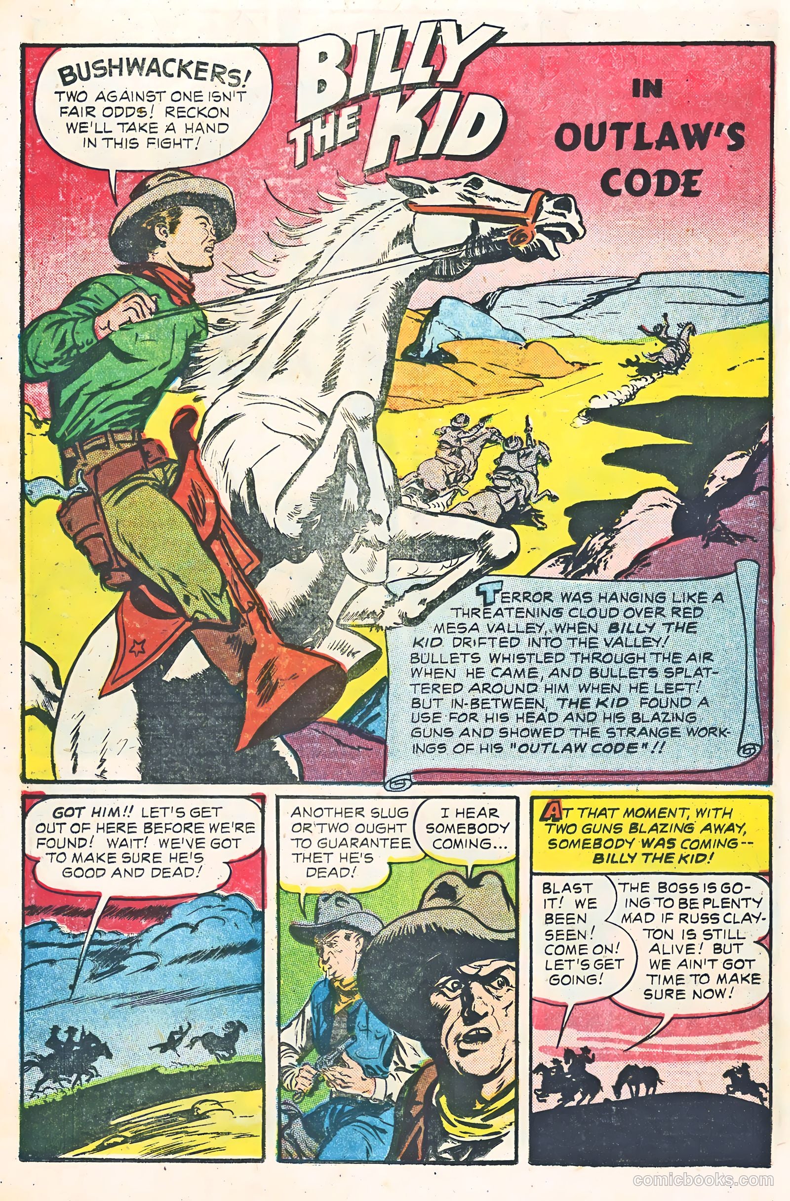 Return of the Outlaw #1 (1953) — page 16 of 37