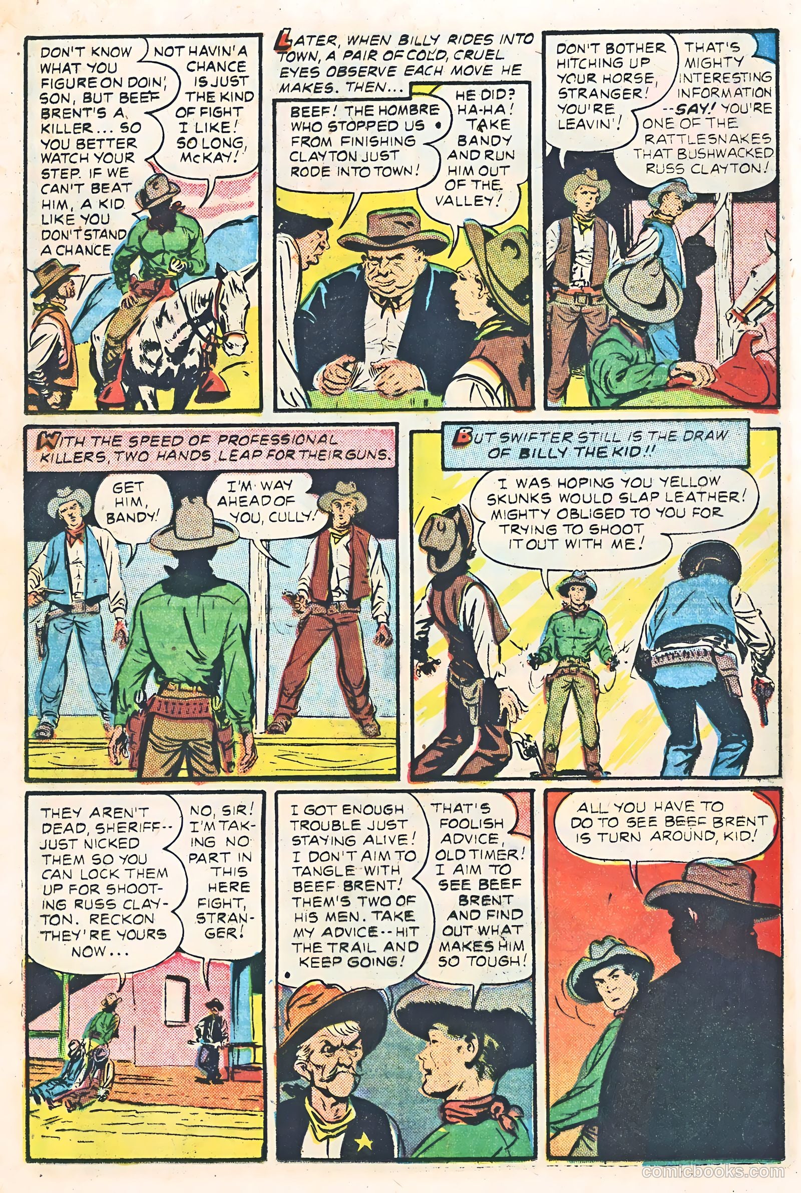 Return of the Outlaw #1 (1953) — page 20 of 37