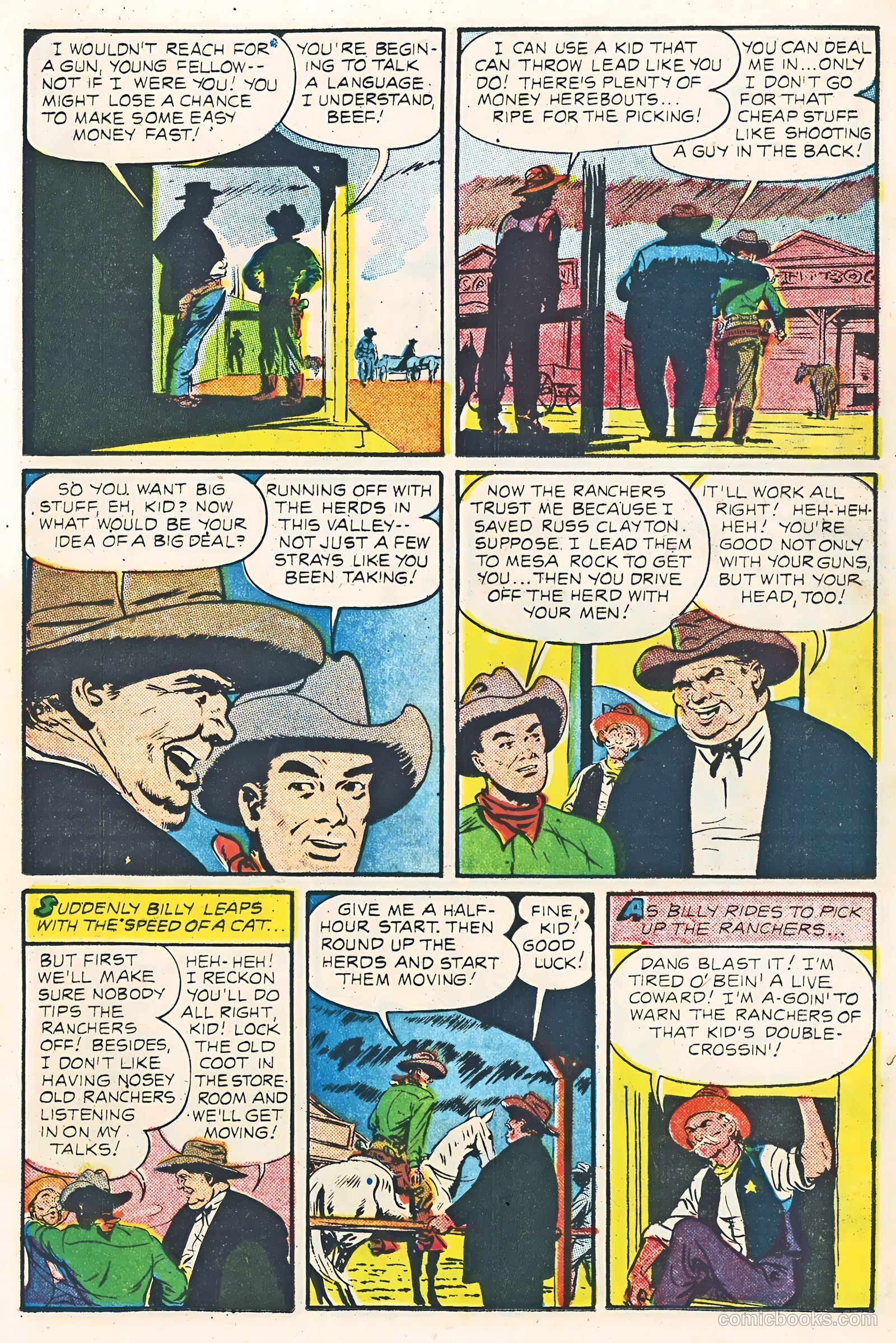 Return of the Outlaw #1 (1953) — page 21 of 37