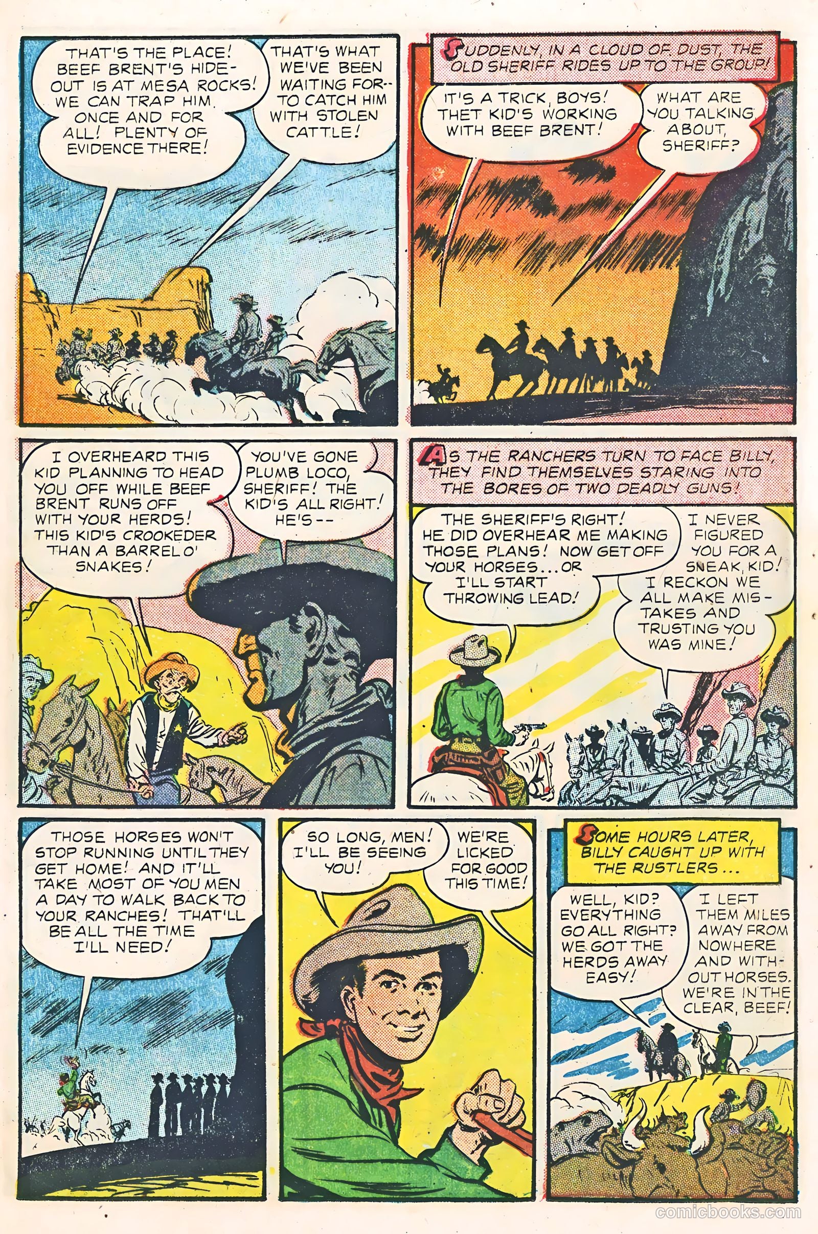 Return of the Outlaw #1 (1953) — page 22 of 37