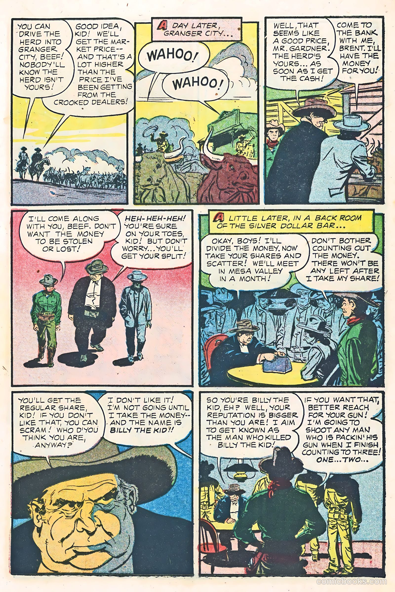 Return of the Outlaw #1 (1953) — page 23 of 37