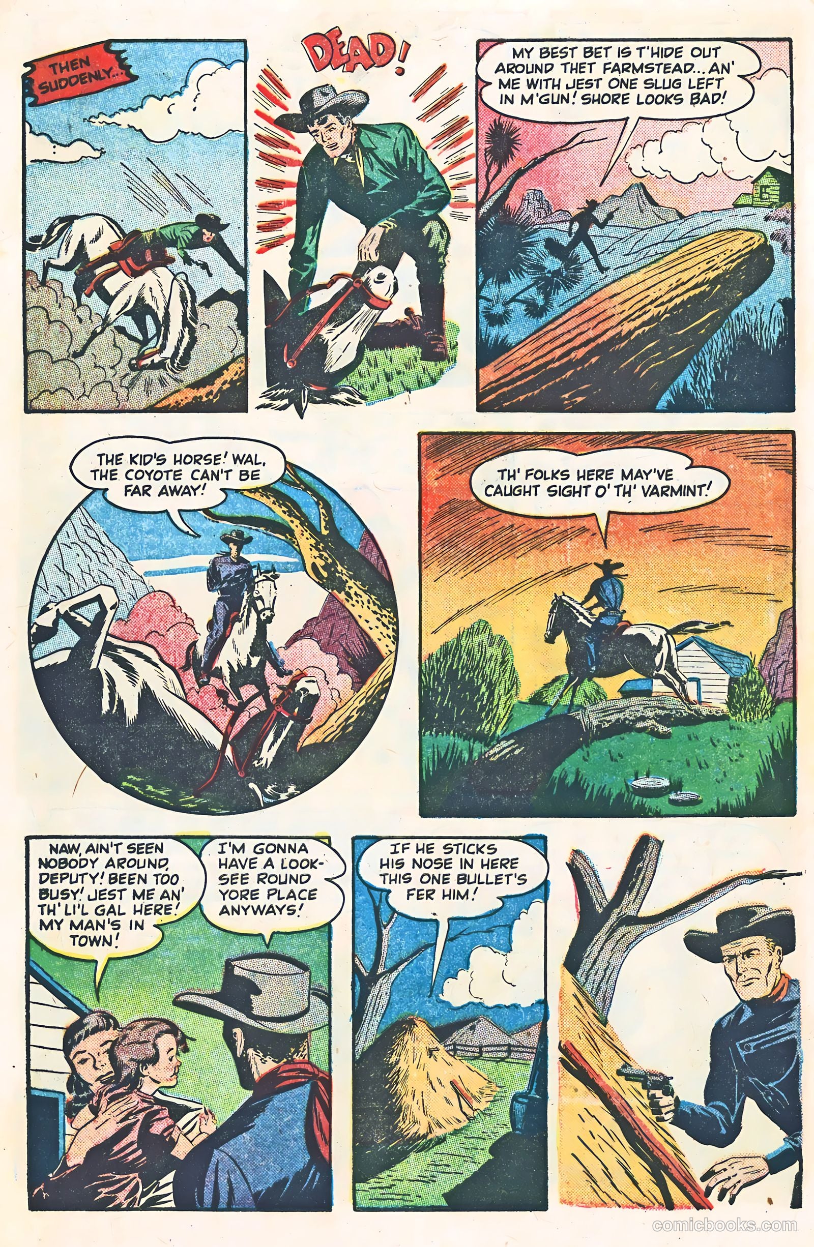 Return of the Outlaw #1 (1953) — page 30 of 37