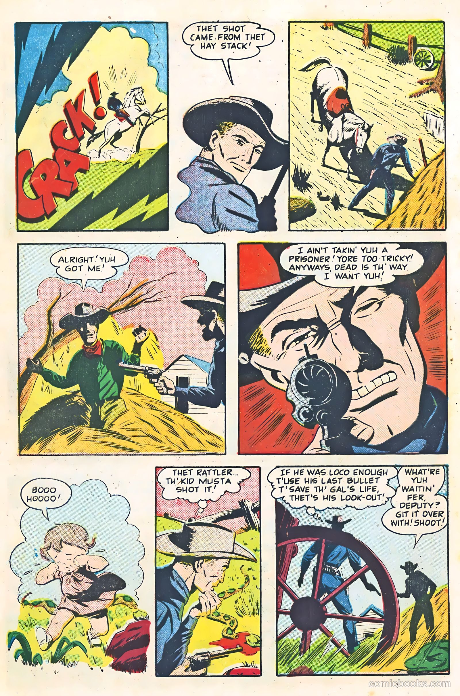 Return of the Outlaw #1 (1953) — page 32 of 37