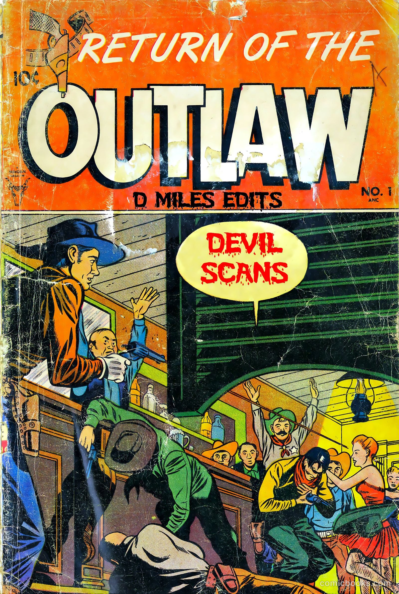 Return of the Outlaw #1 (1953) — page 37 of 37