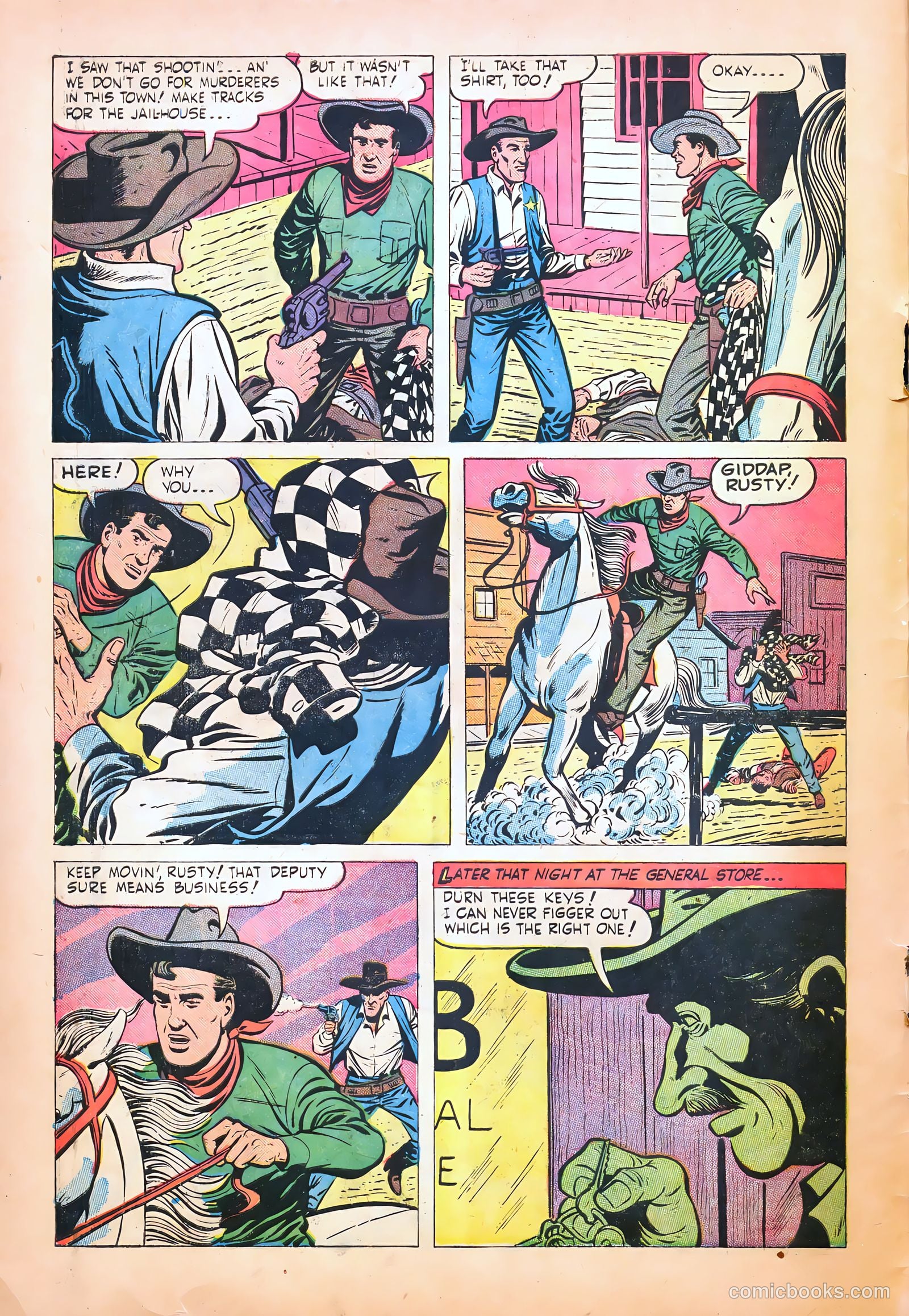 Return of the Outlaw #2 (1953) — page 6 of 36