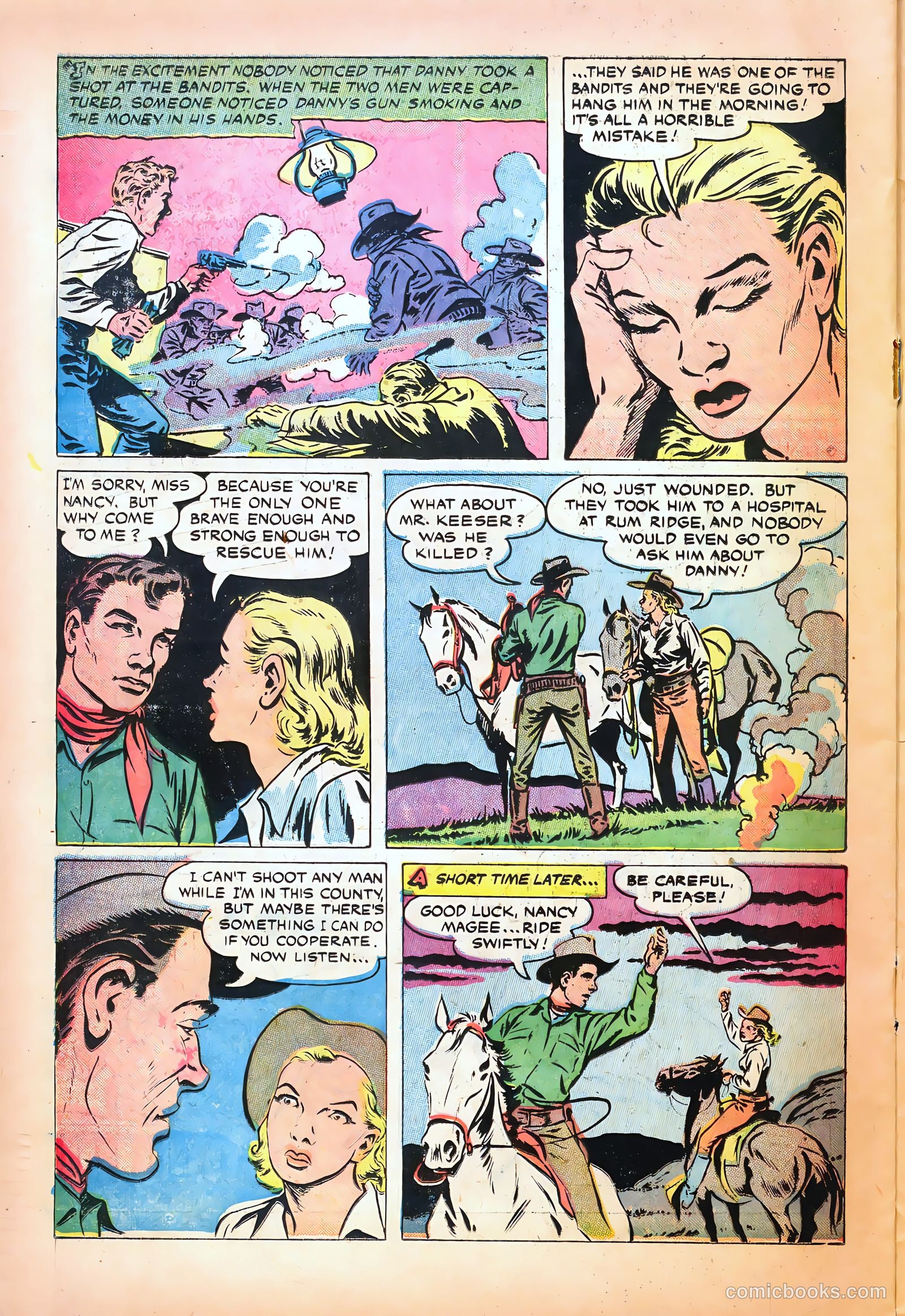 Return of the Outlaw #2 (1953) — page 22 of 36