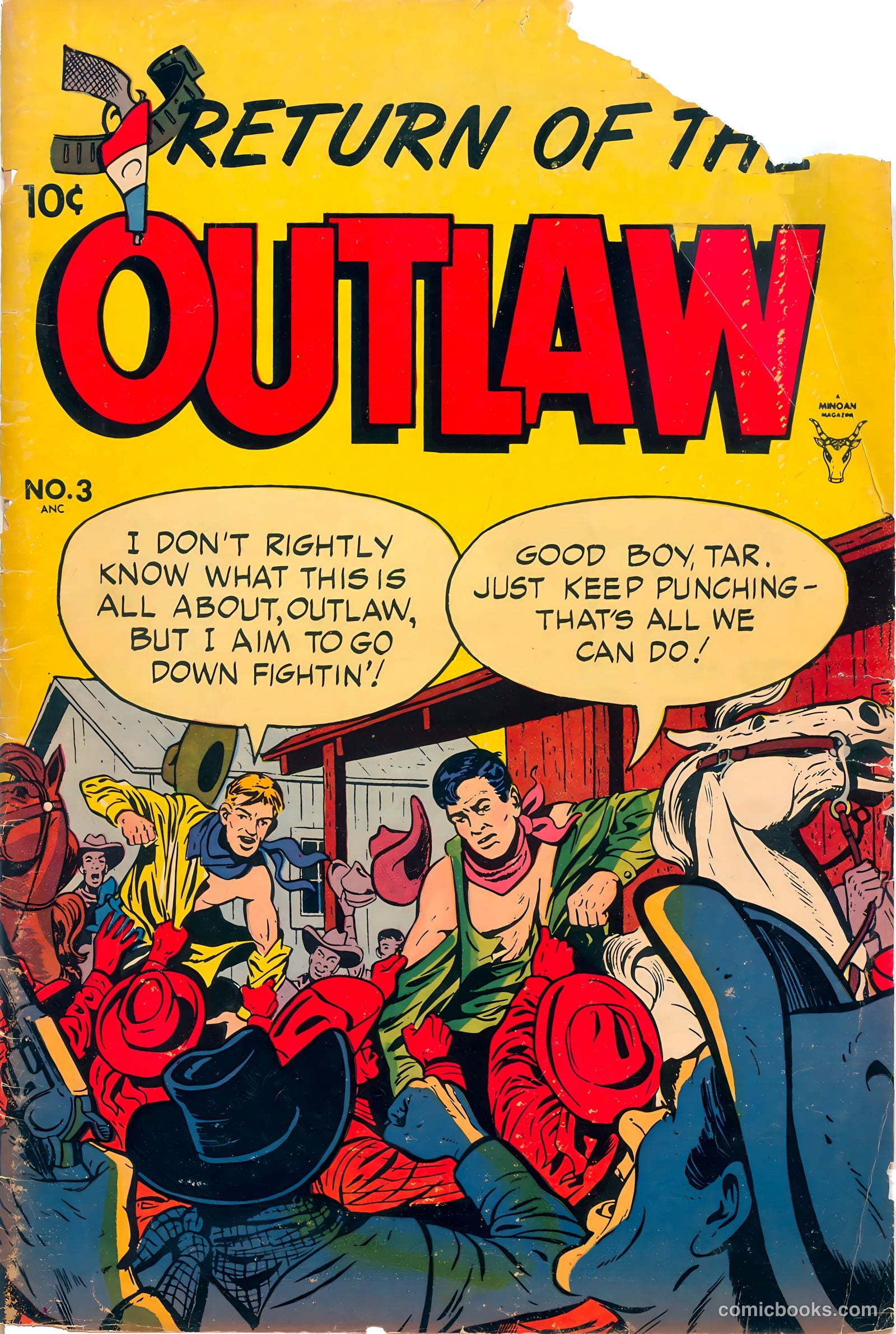 Return of the Outlaw #3 (1954) — page 2 of 38