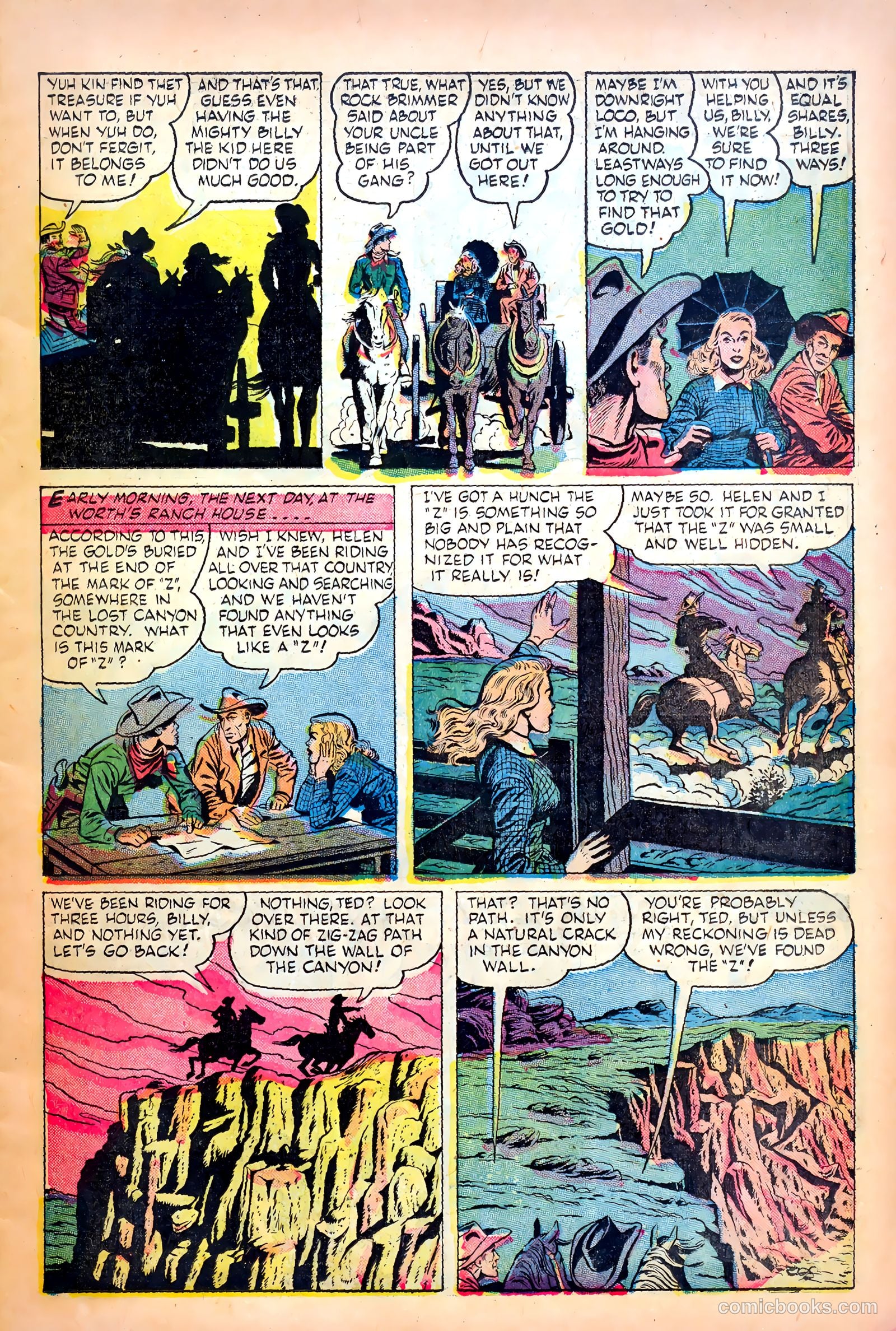 Return of the Outlaw #3 (1954) — page 15 of 38