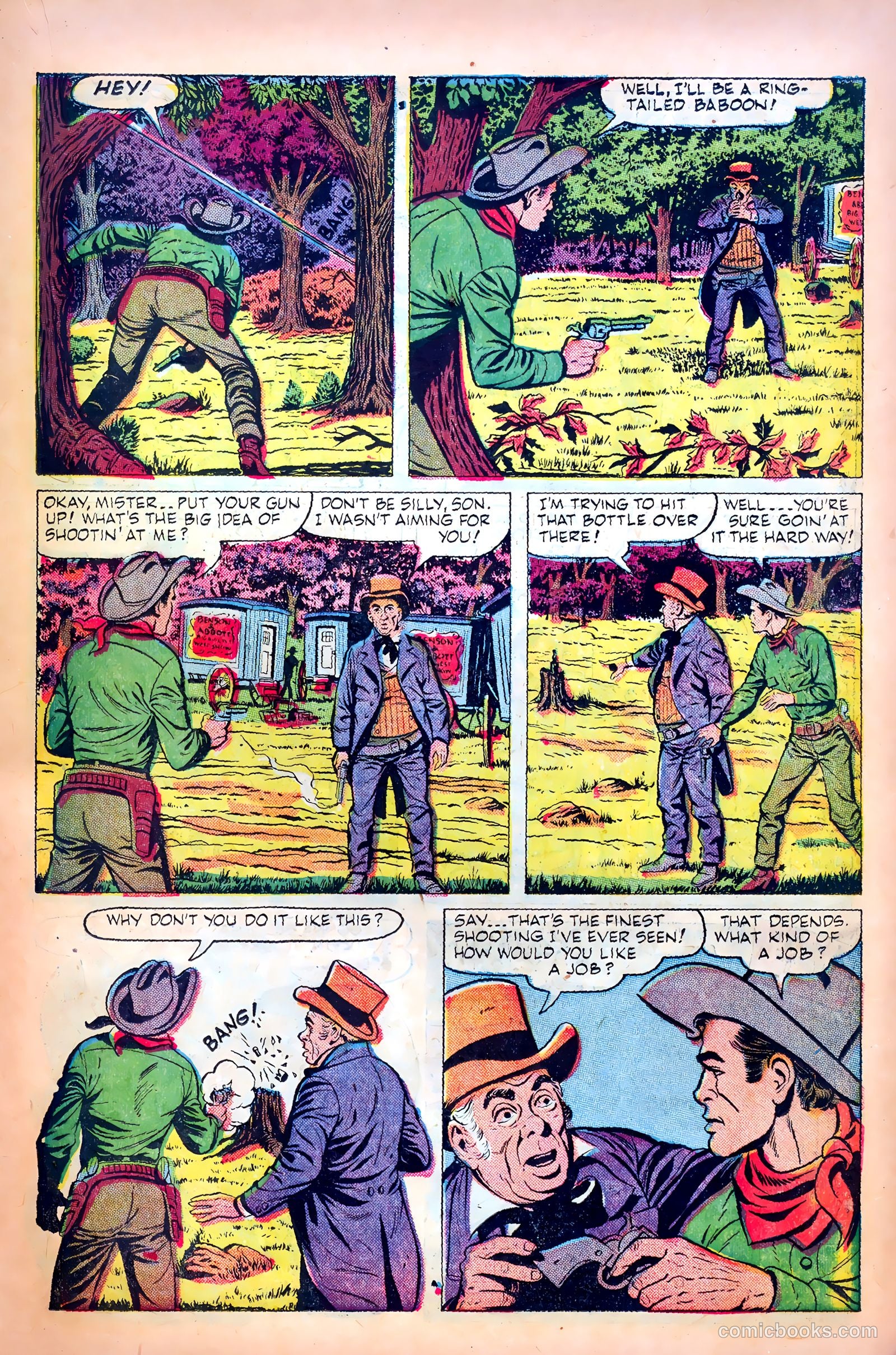 Return of the Outlaw #3 (1954) — page 23 of 38