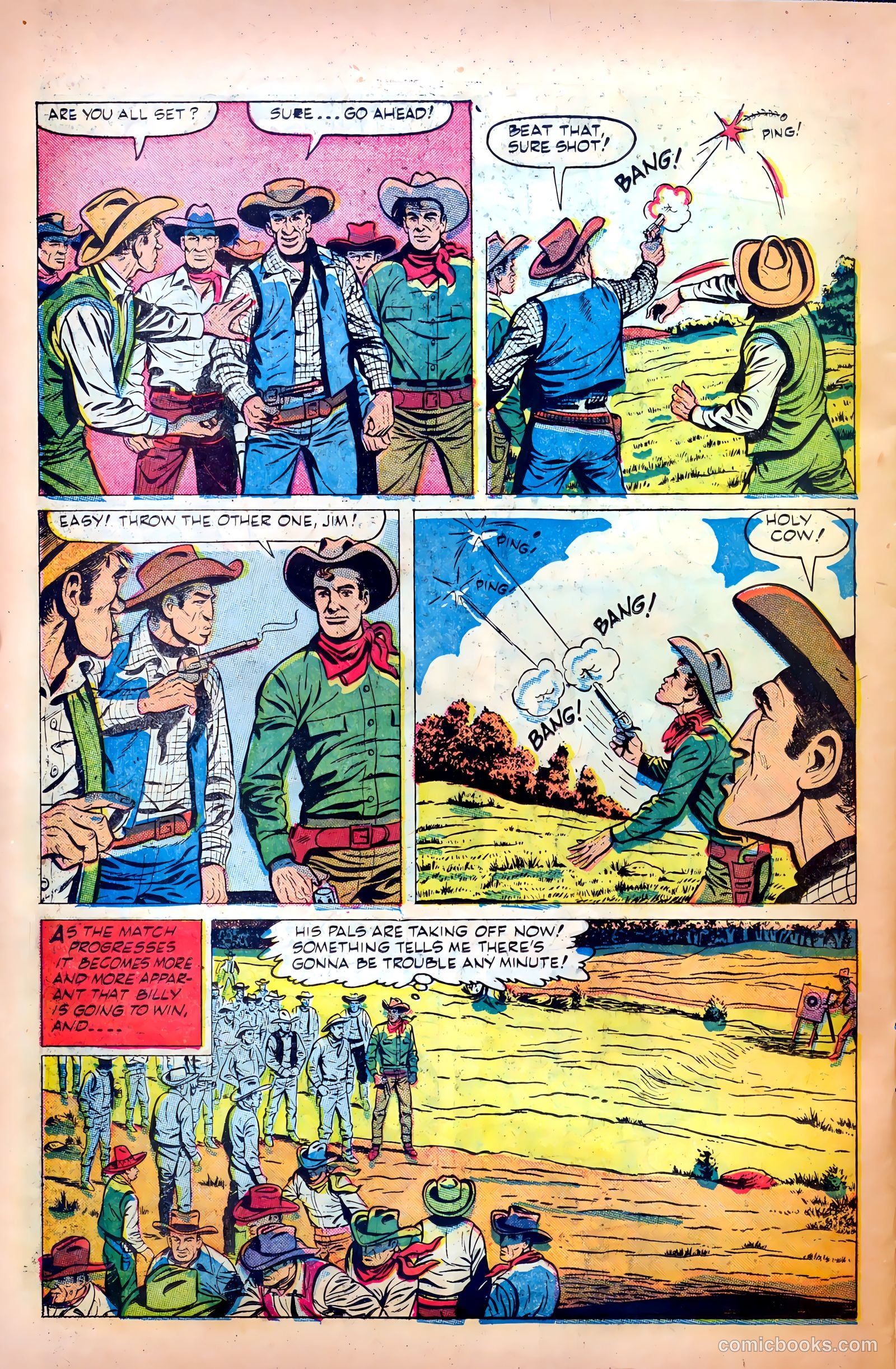 Return of the Outlaw #3 (1954) — page 28 of 38