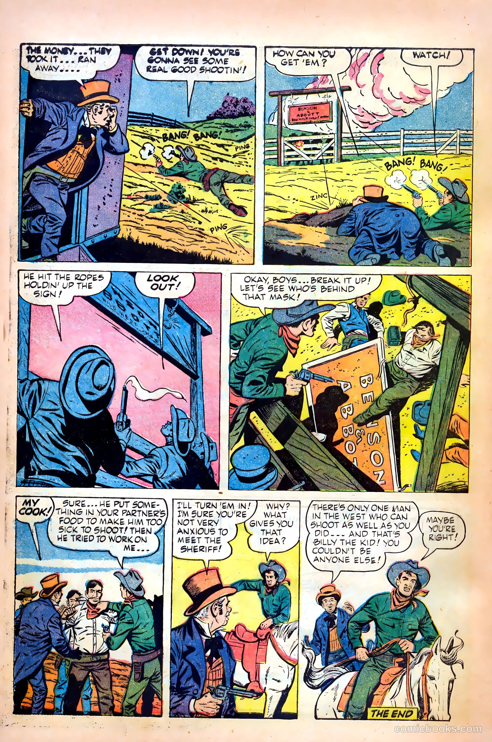 Return of the Outlaw #3 (1954) — page 30 of 38