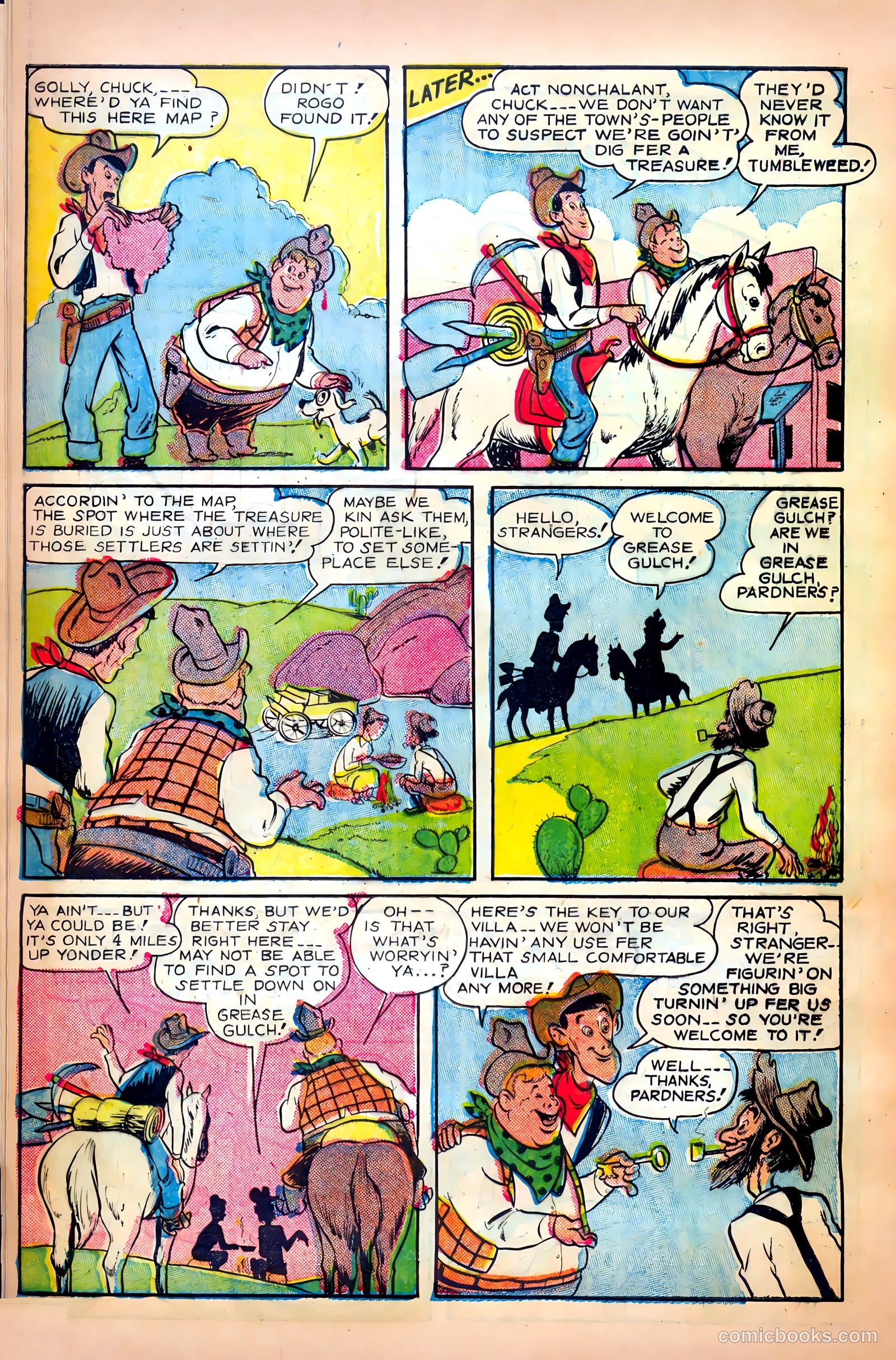 Return of the Outlaw #3 (1954) — page 32 of 38