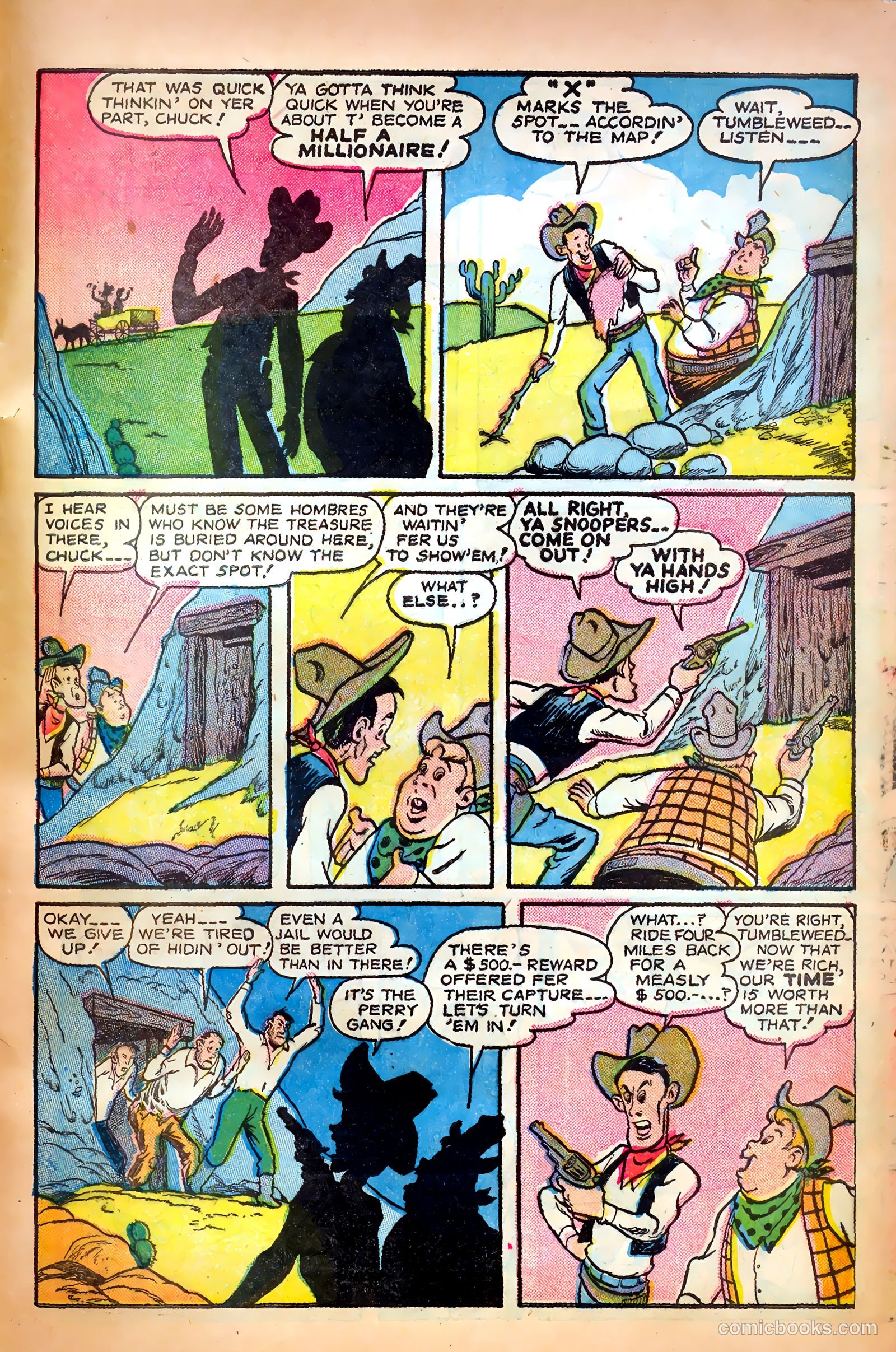 Return of the Outlaw #3 (1954) — page 33 of 38