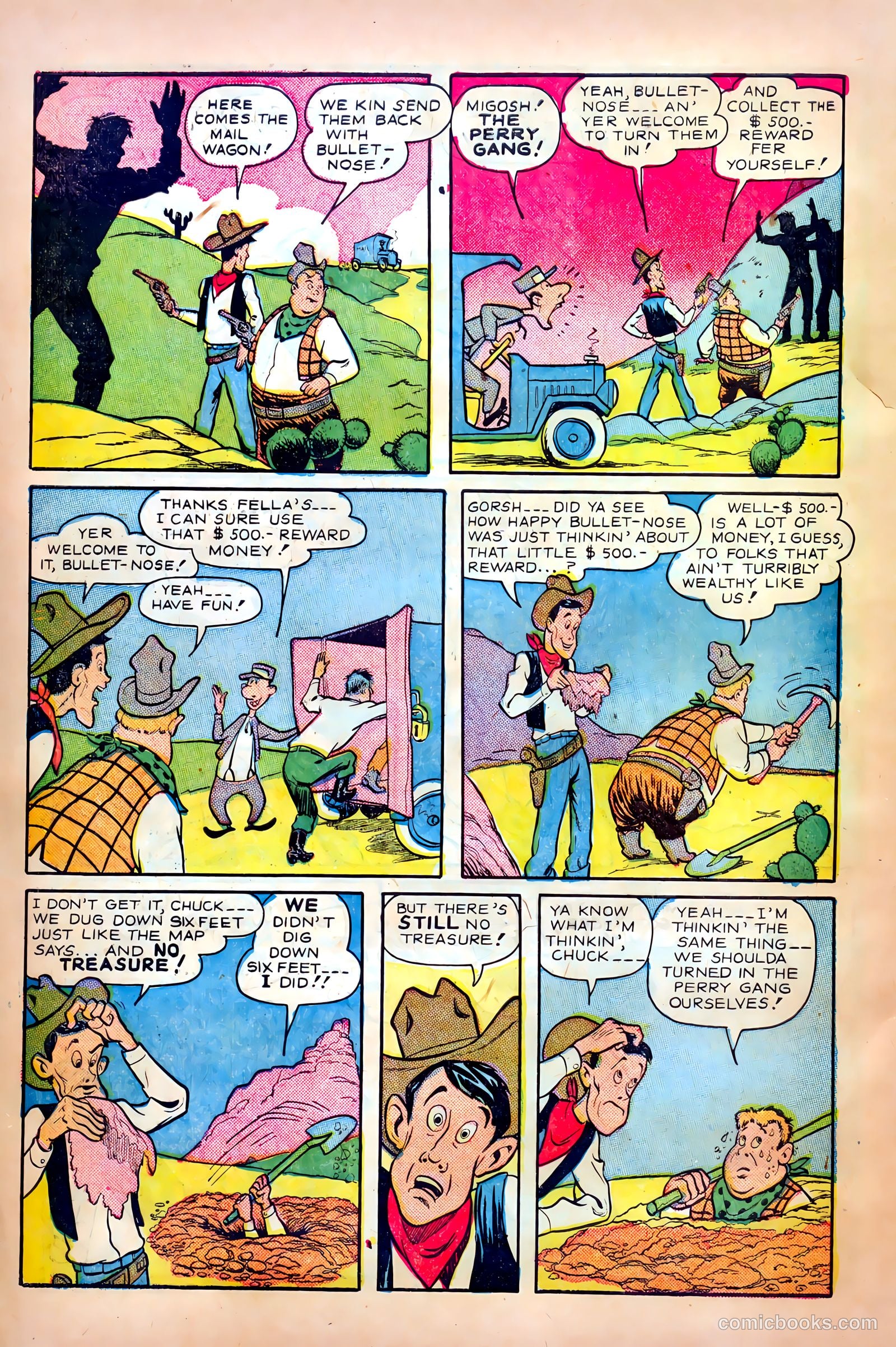 Return of the Outlaw #3 (1954) — page 34 of 38