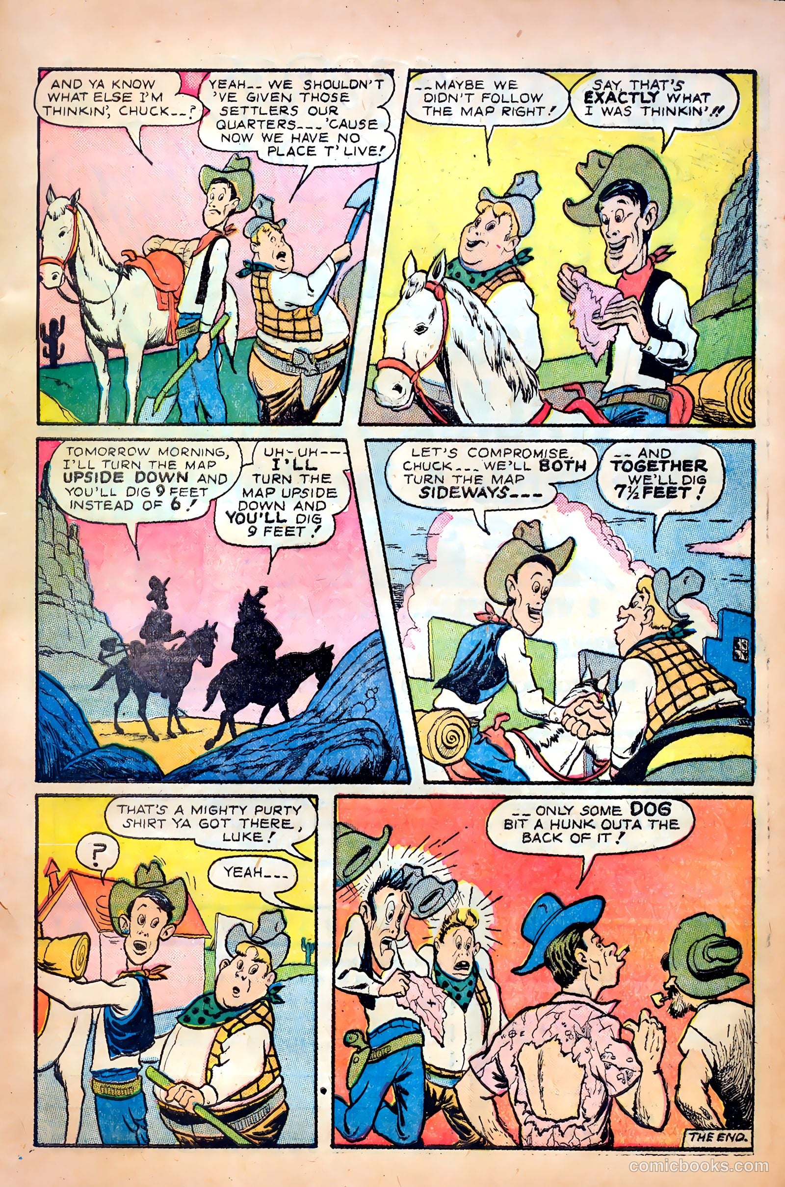 Return of the Outlaw #3 (1954) — page 35 of 38