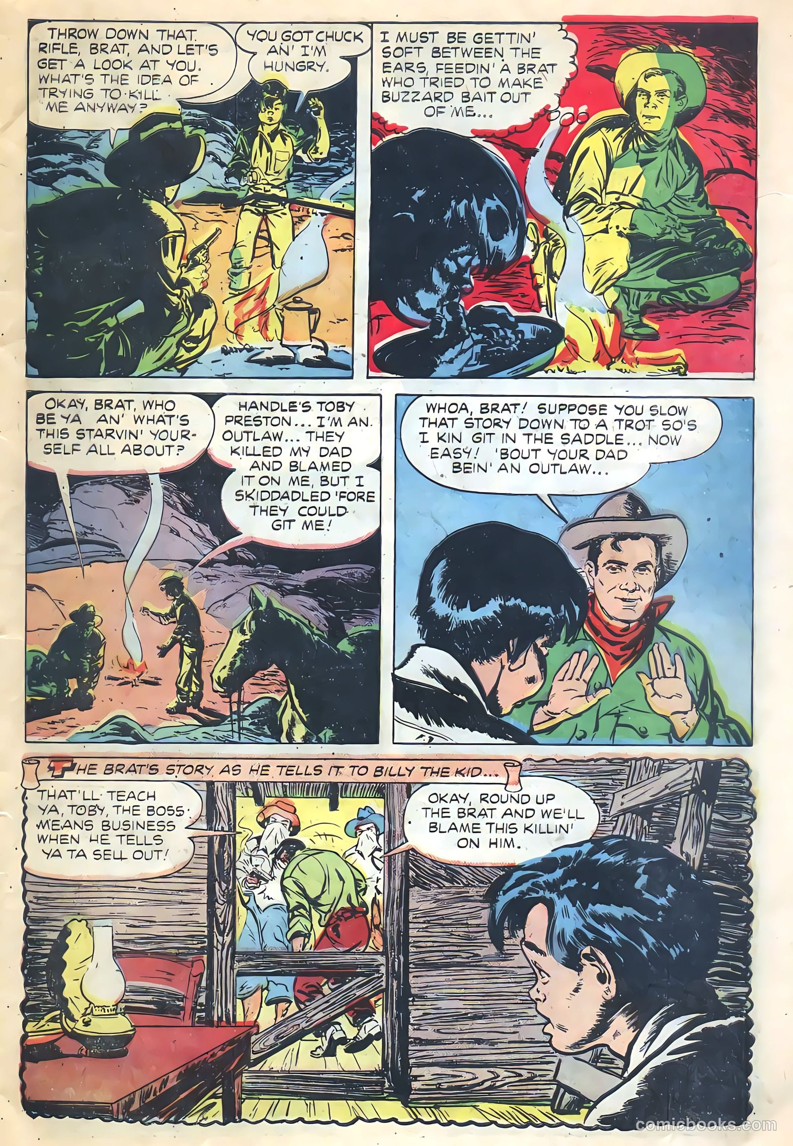 Return of the Outlaw #4 (1954) — page 5 of 36