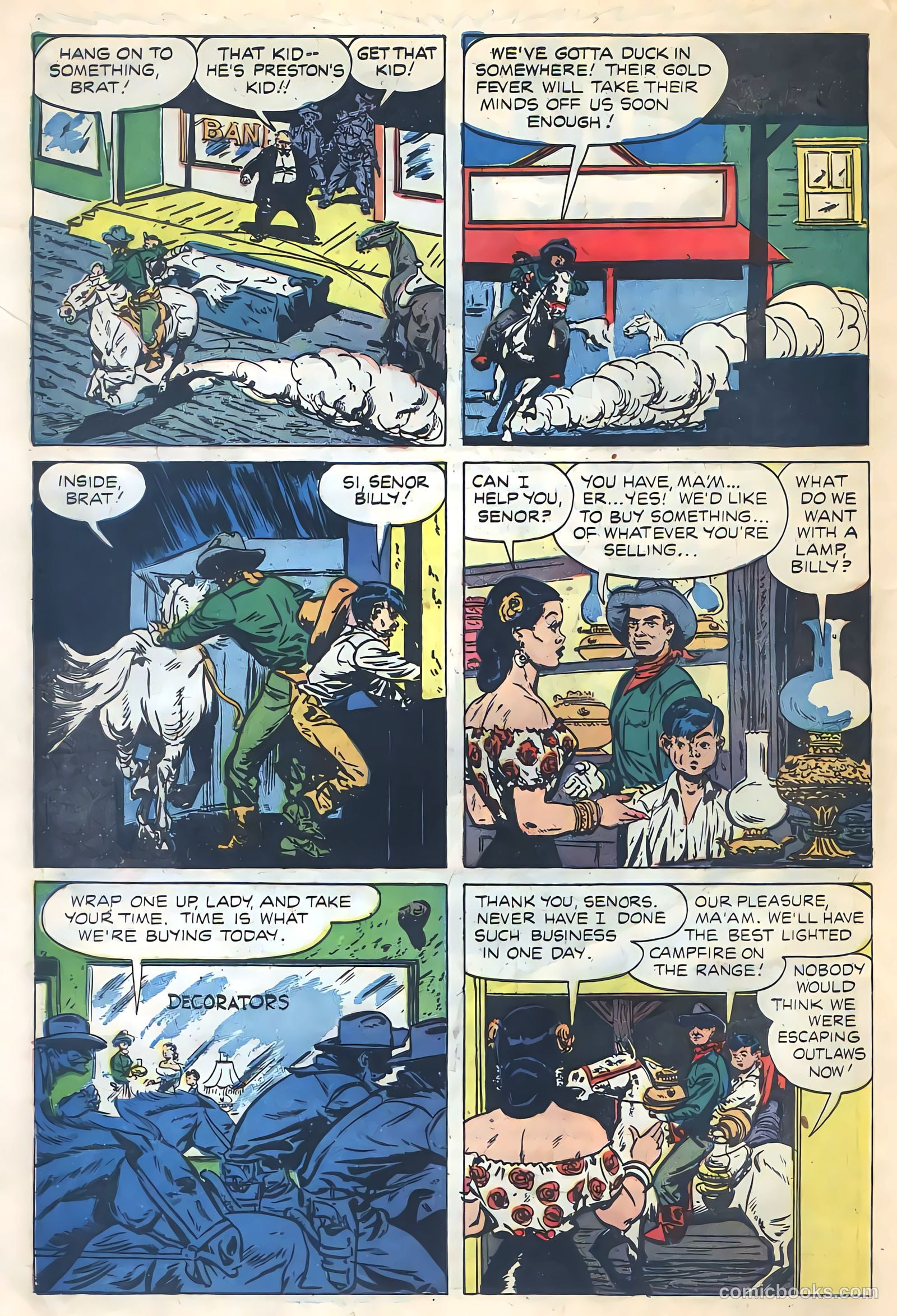 Return of the Outlaw #4 (1954) — page 10 of 36