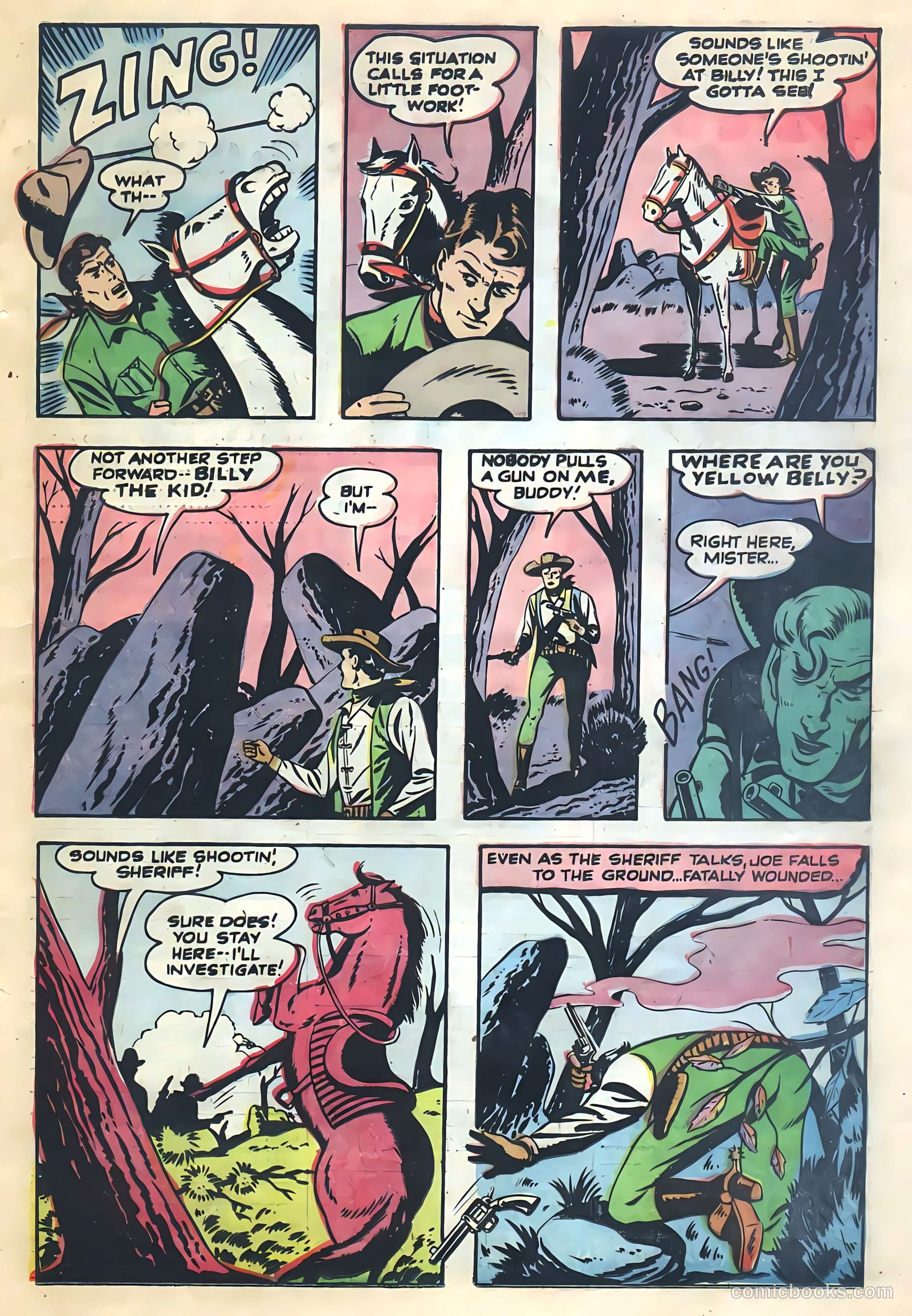 Return of the Outlaw #4 (1954) — page 17 of 36
