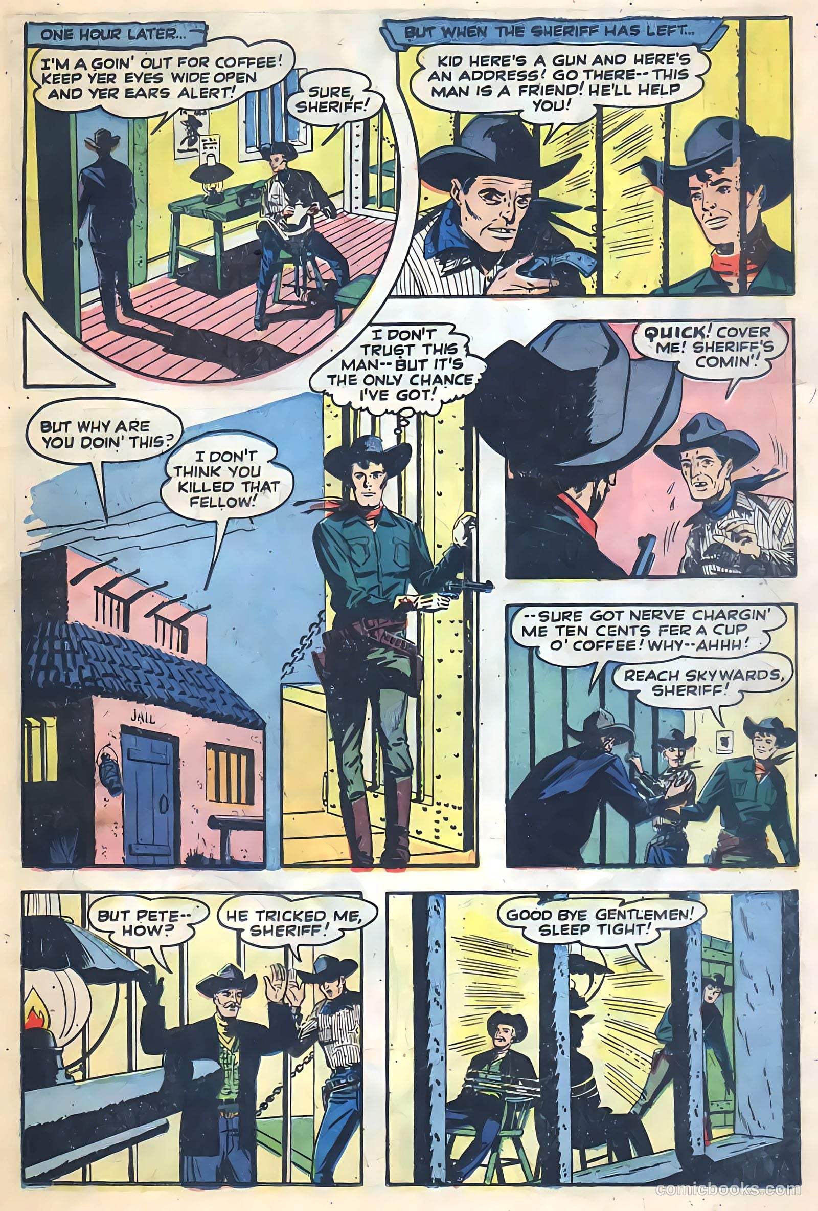 Return of the Outlaw #4 (1954) — page 21 of 36