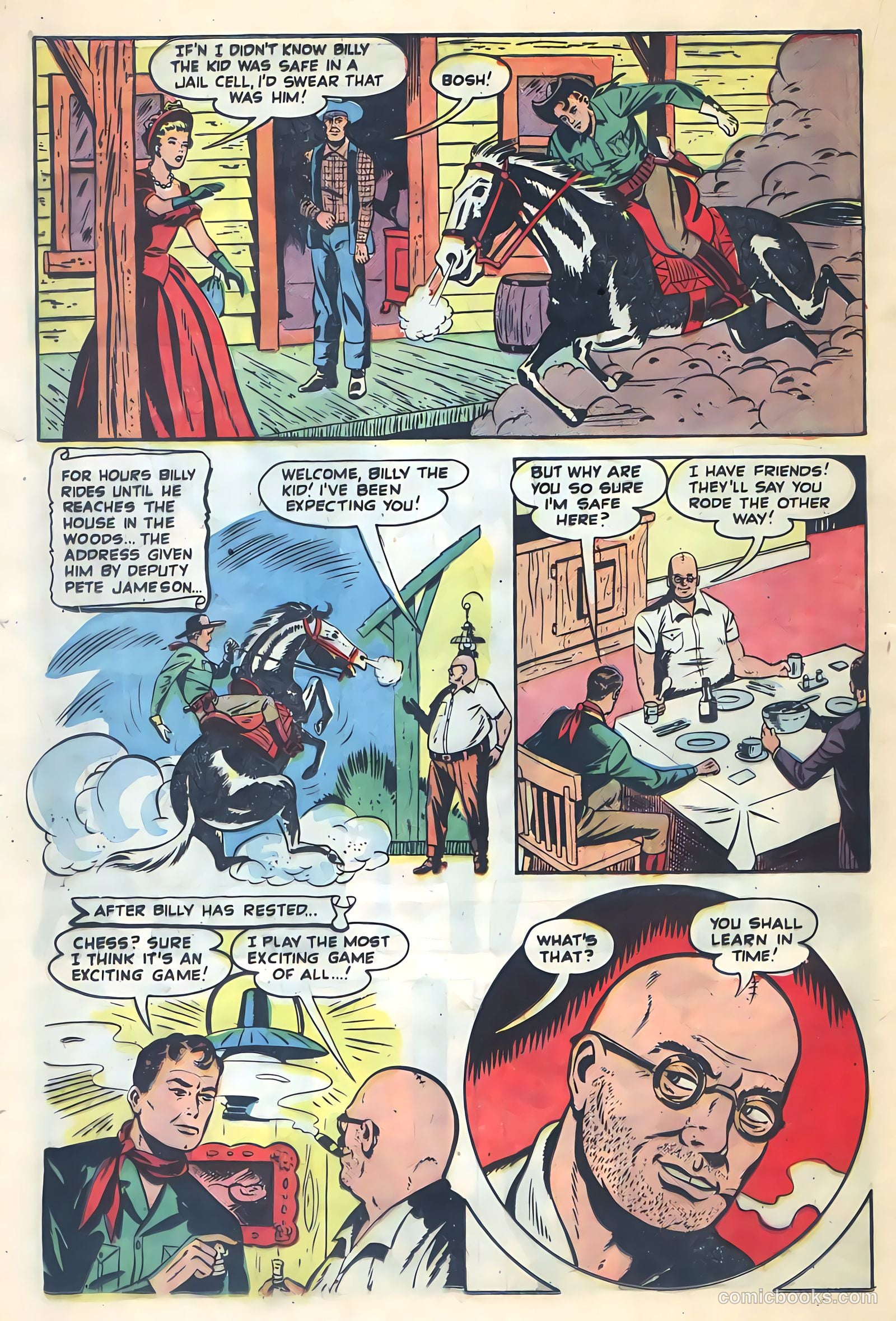 Return of the Outlaw #4 (1954) — page 22 of 36