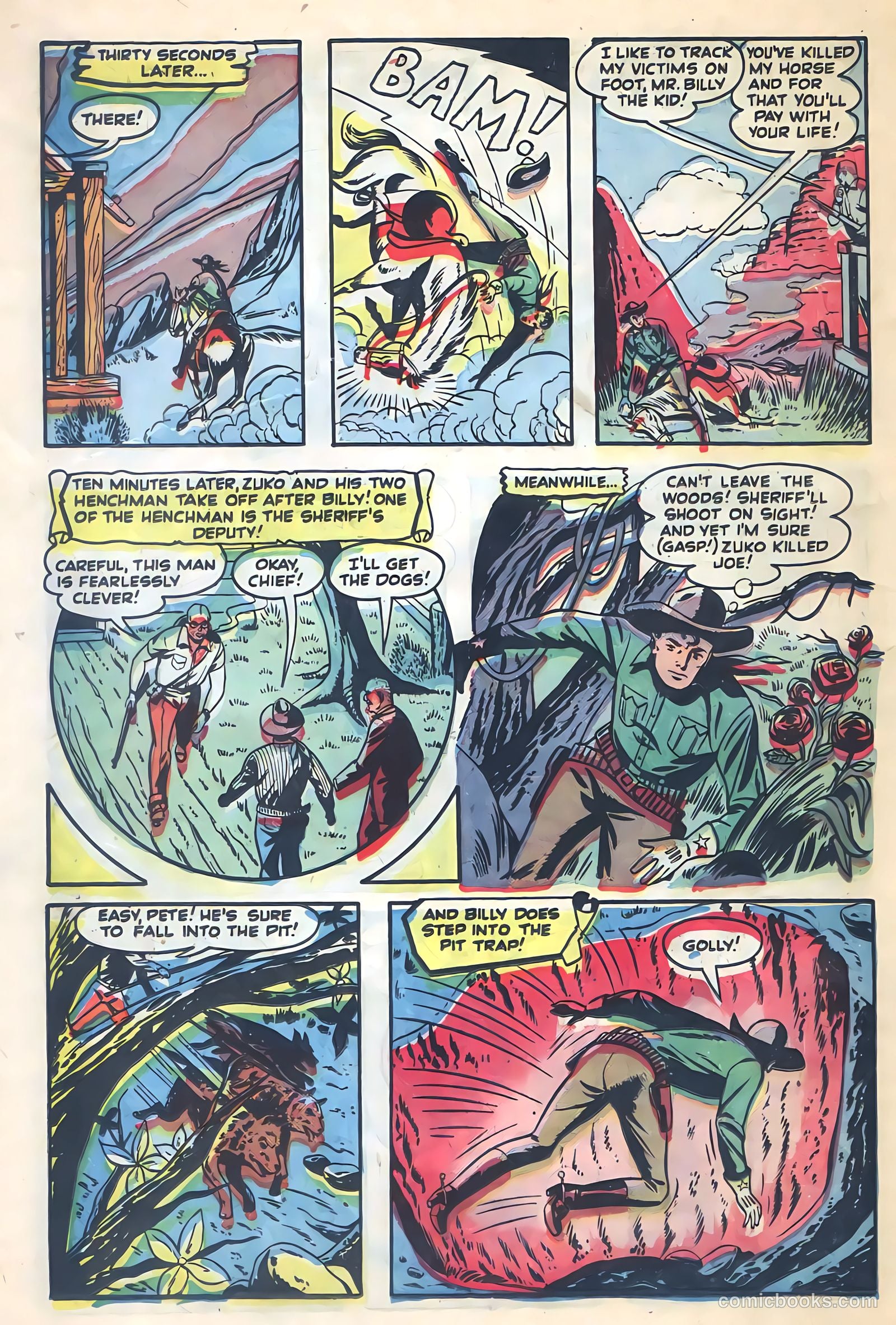 Return of the Outlaw #4 (1954) — page 24 of 36