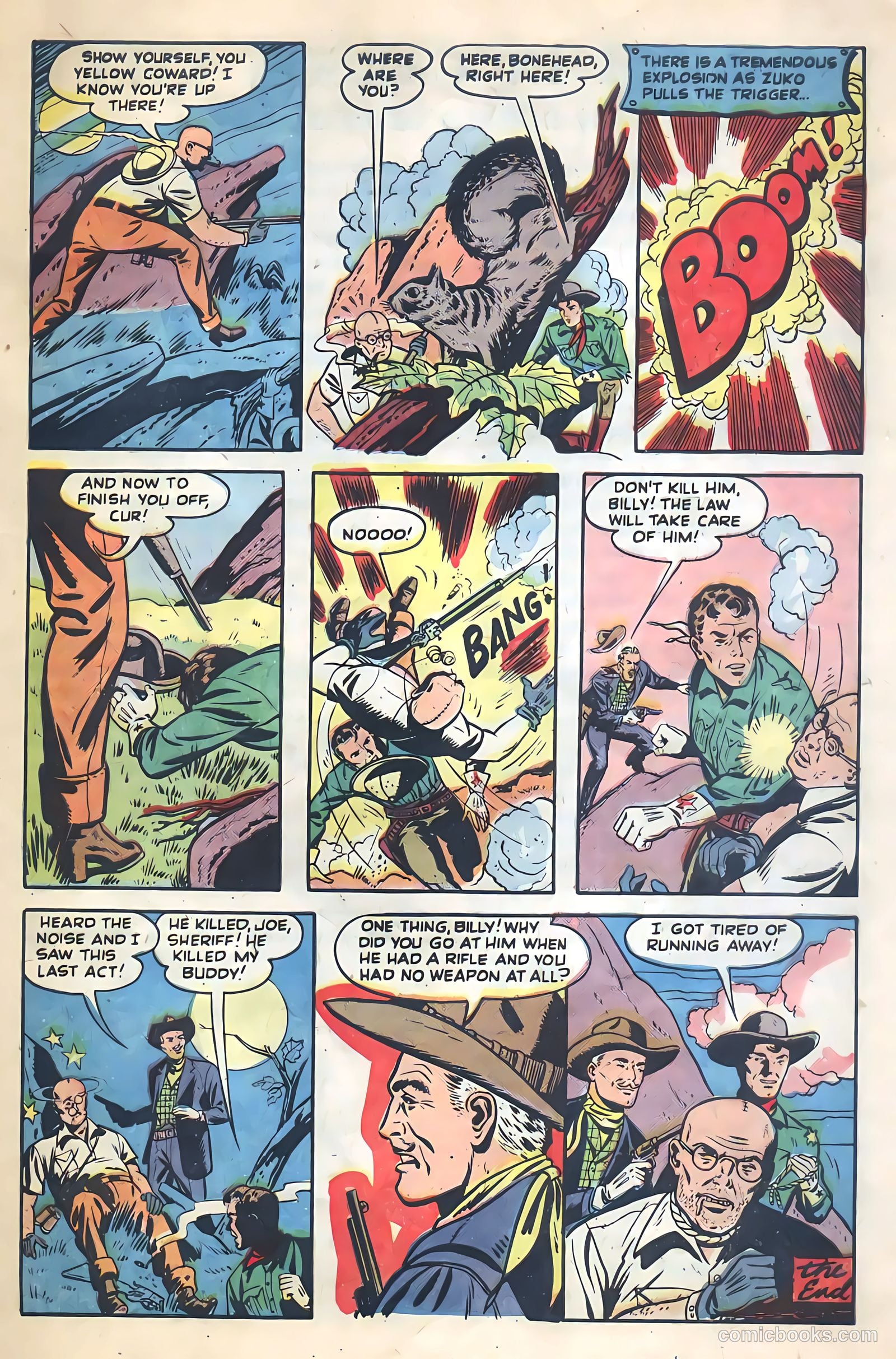 Return of the Outlaw #4 (1954) — page 31 of 36