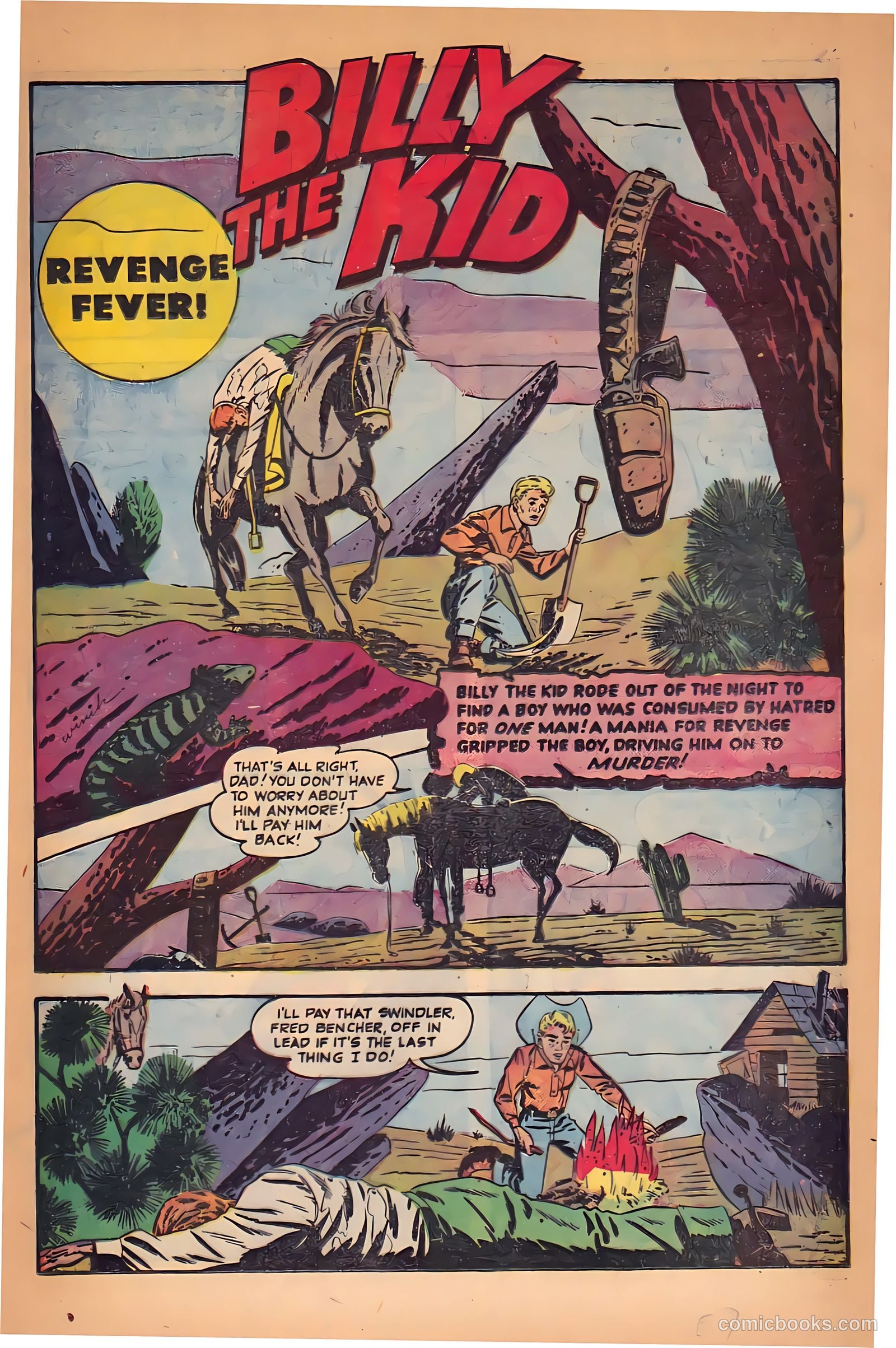 Return of the Outlaw #5 (1954) — page 15 of 36
