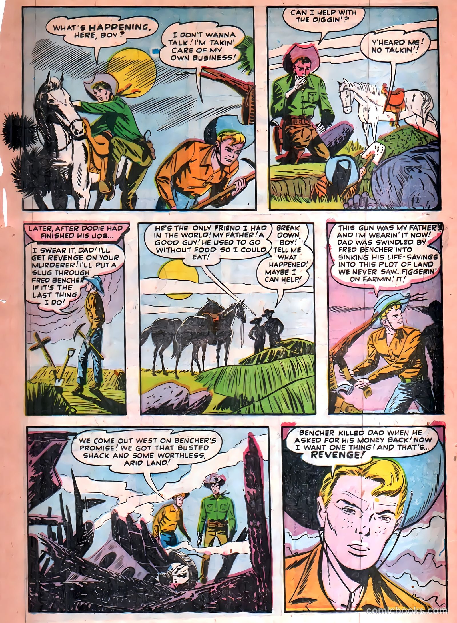 Return of the Outlaw #5 (1954) — page 17 of 36