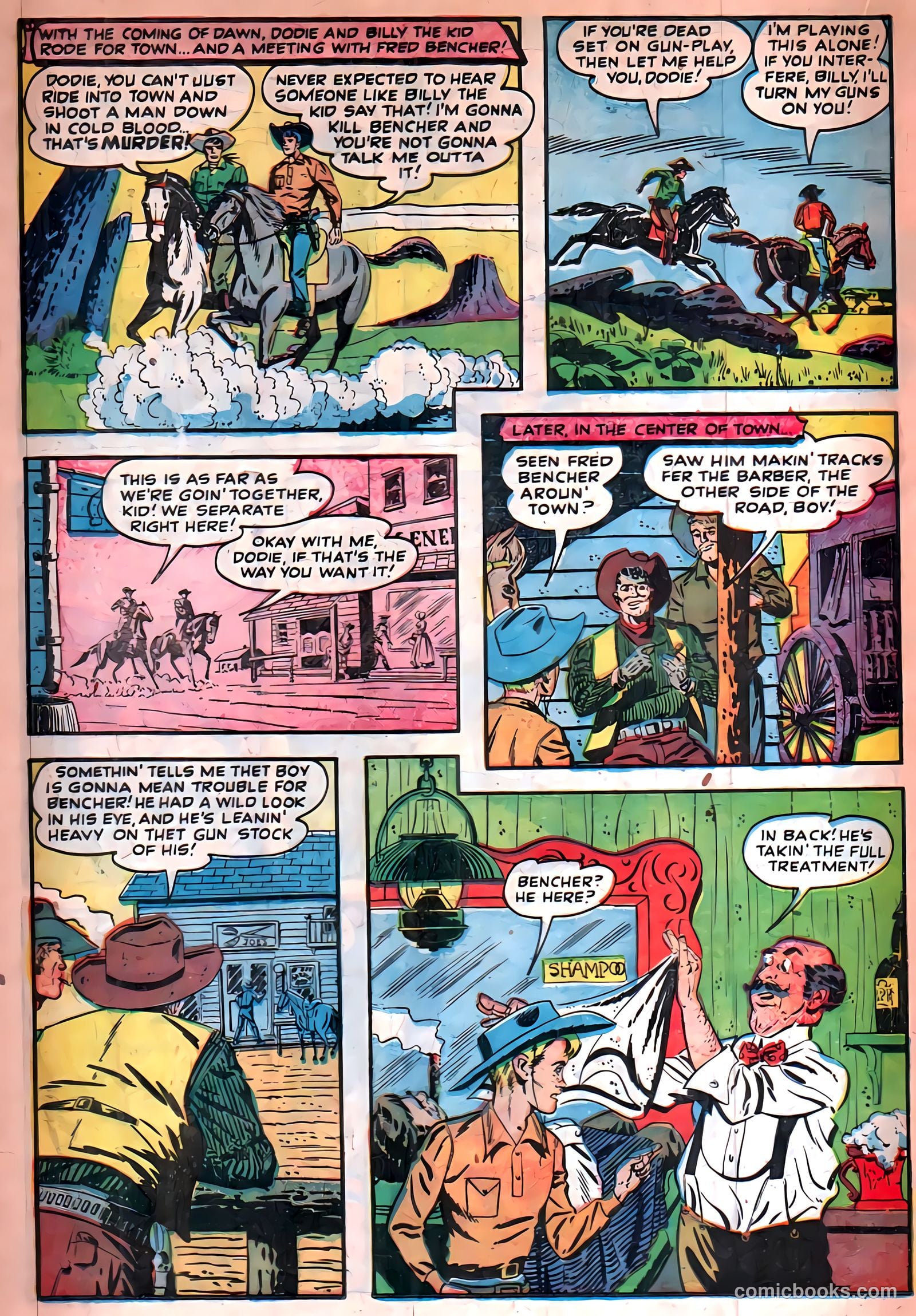 Return of the Outlaw #5 (1954) — page 18 of 36