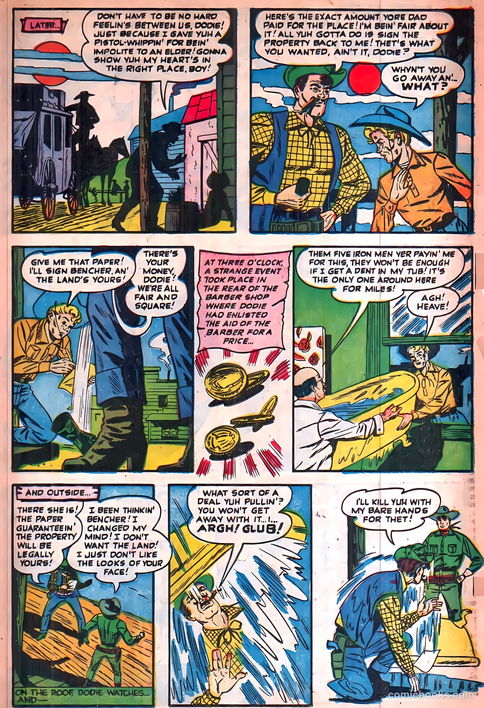 Return of the Outlaw #5 (1954) — page 21 of 36