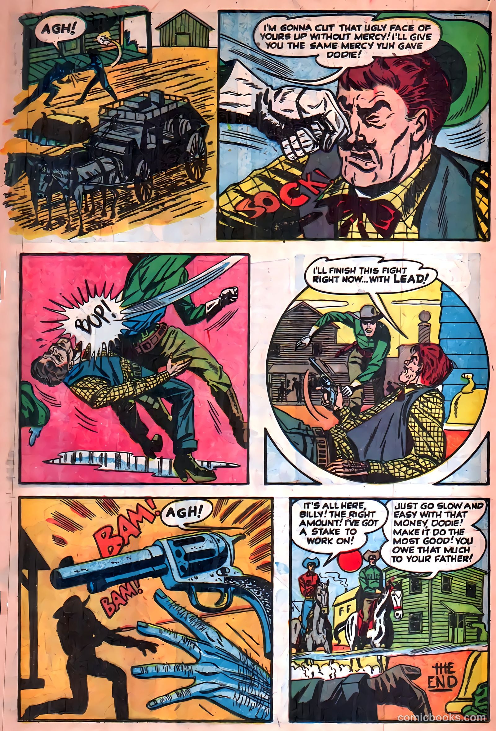 Return of the Outlaw #5 (1954) — page 22 of 36