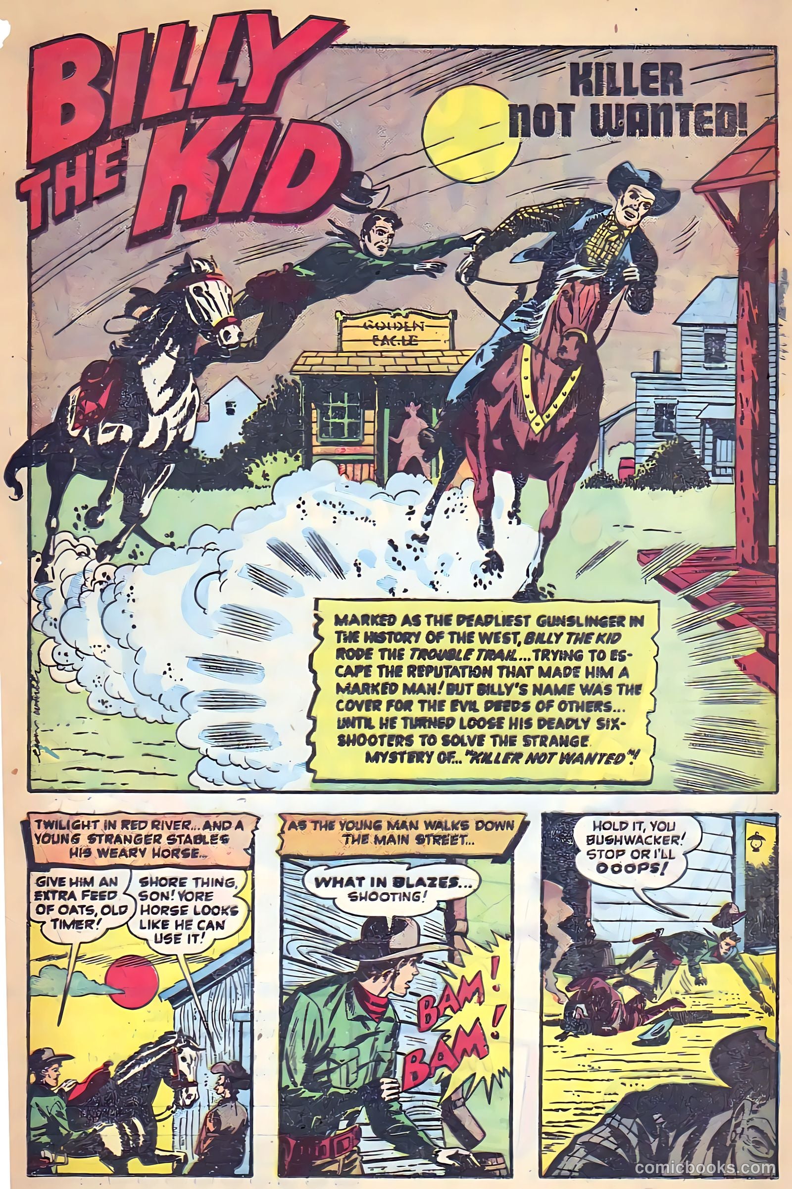 Return of the Outlaw #5 (1954) — page 23 of 36