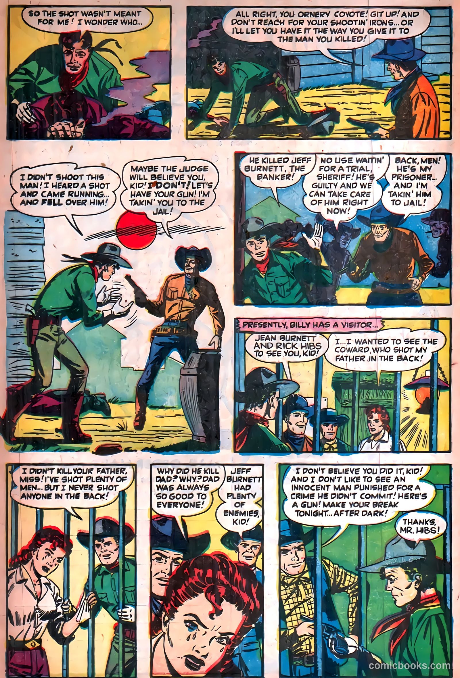 Return of the Outlaw #5 (1954) — page 25 of 36
