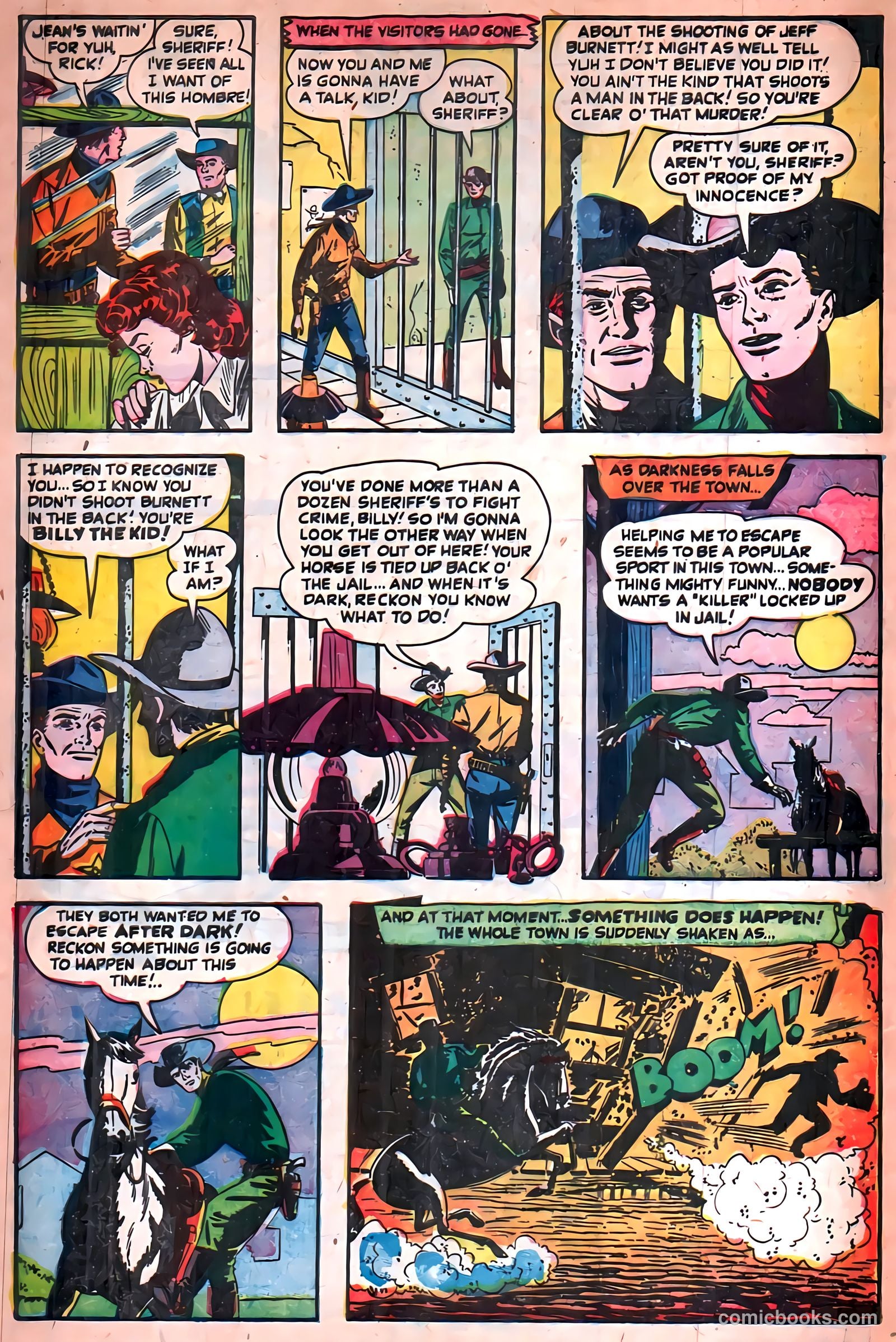 Return of the Outlaw #5 (1954) — page 28 of 36