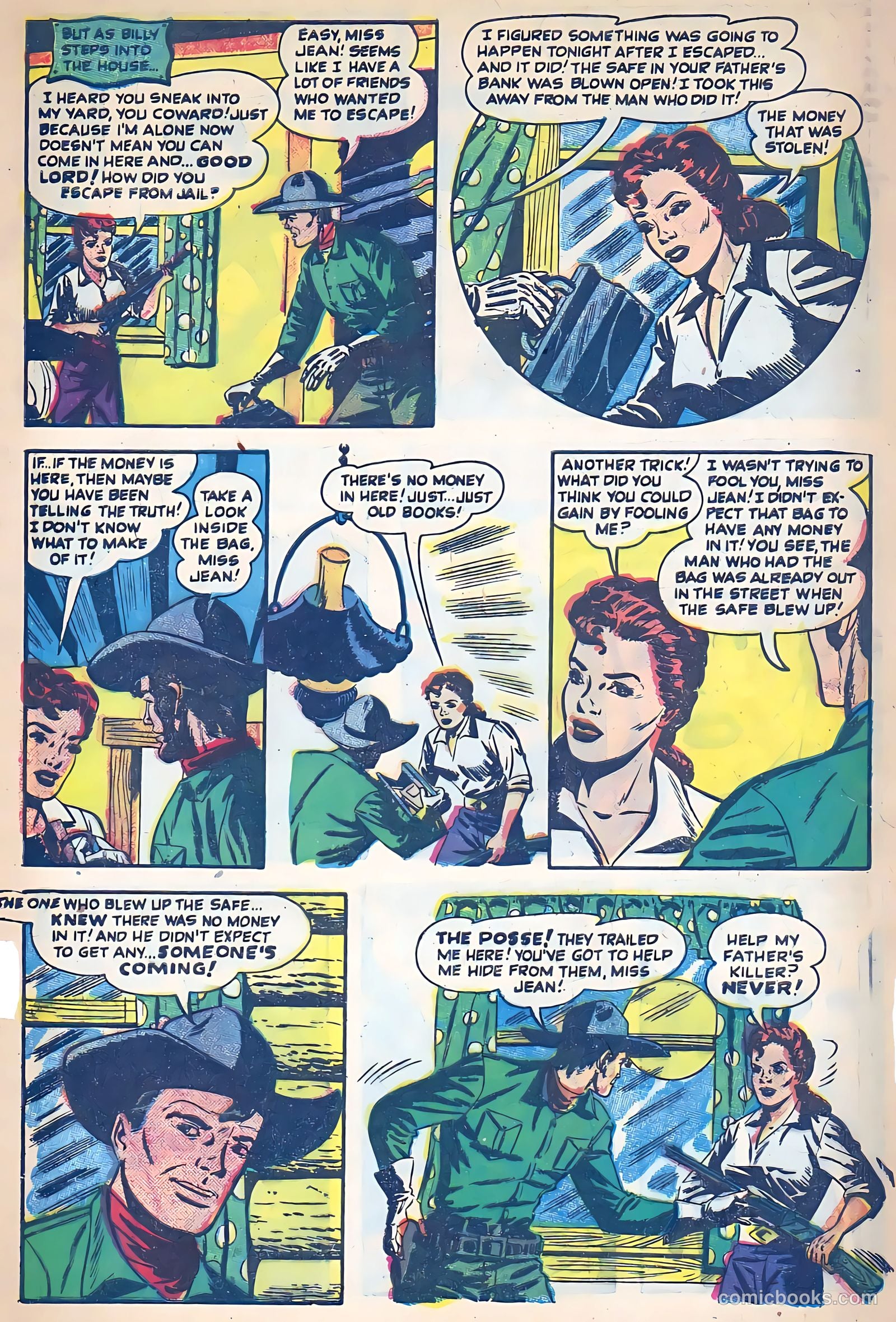 Return of the Outlaw #5 (1954) — page 31 of 36