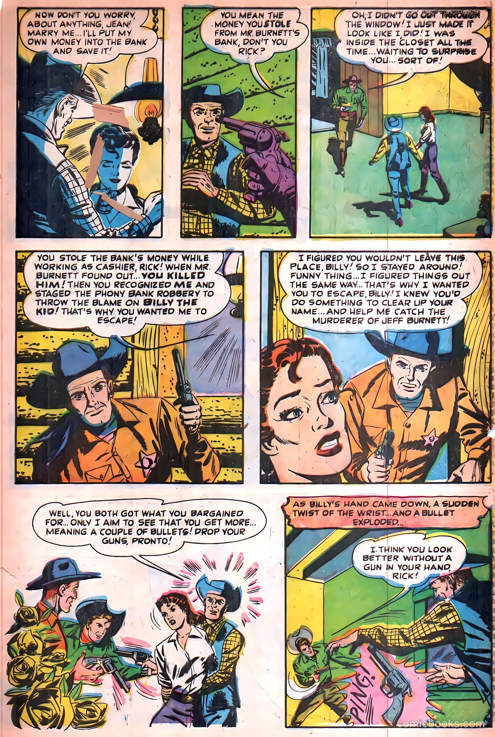 Return of the Outlaw #5 (1954) — page 33 of 36
