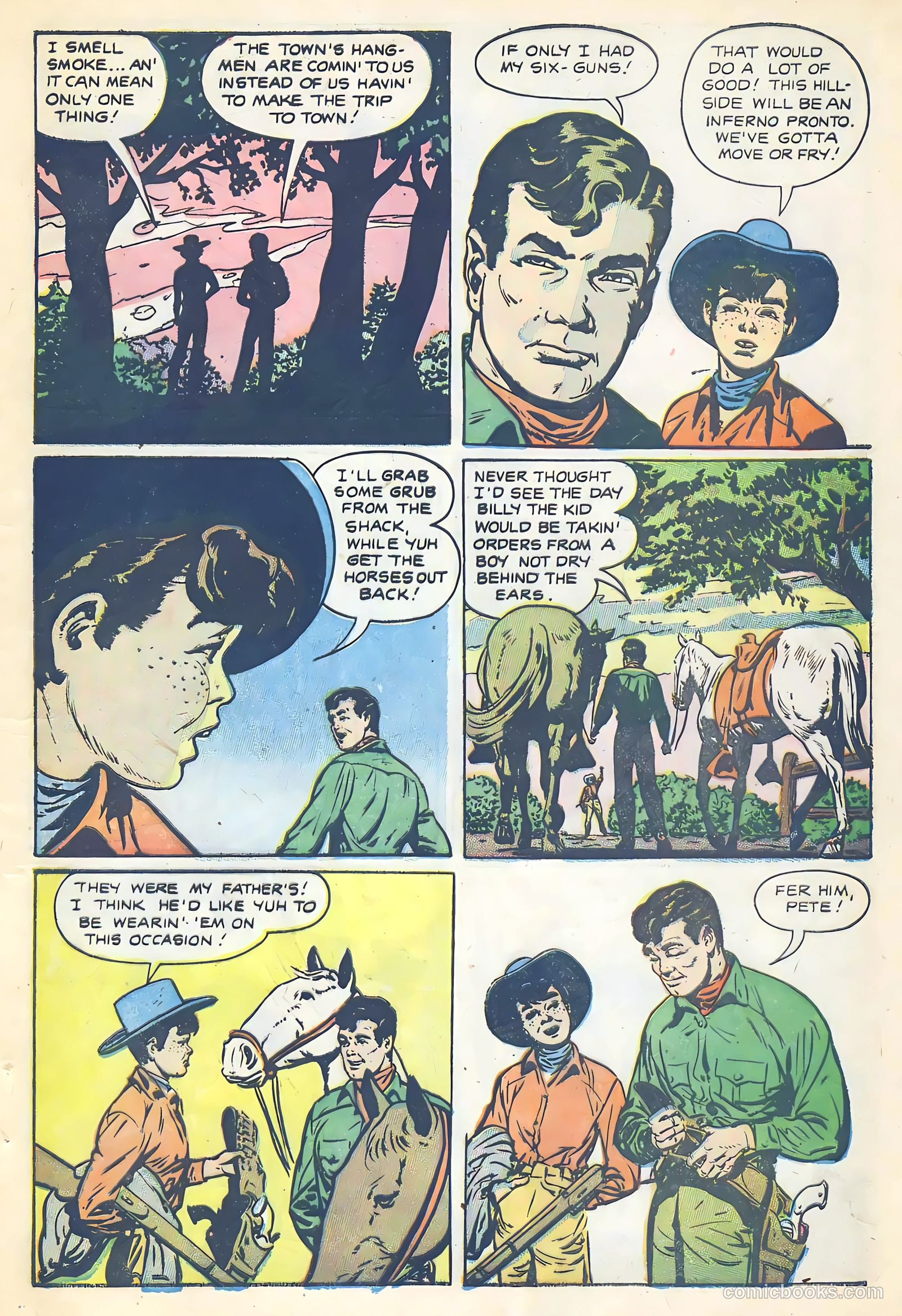 Return of the Outlaw #6 (1955) — page 9 of 36